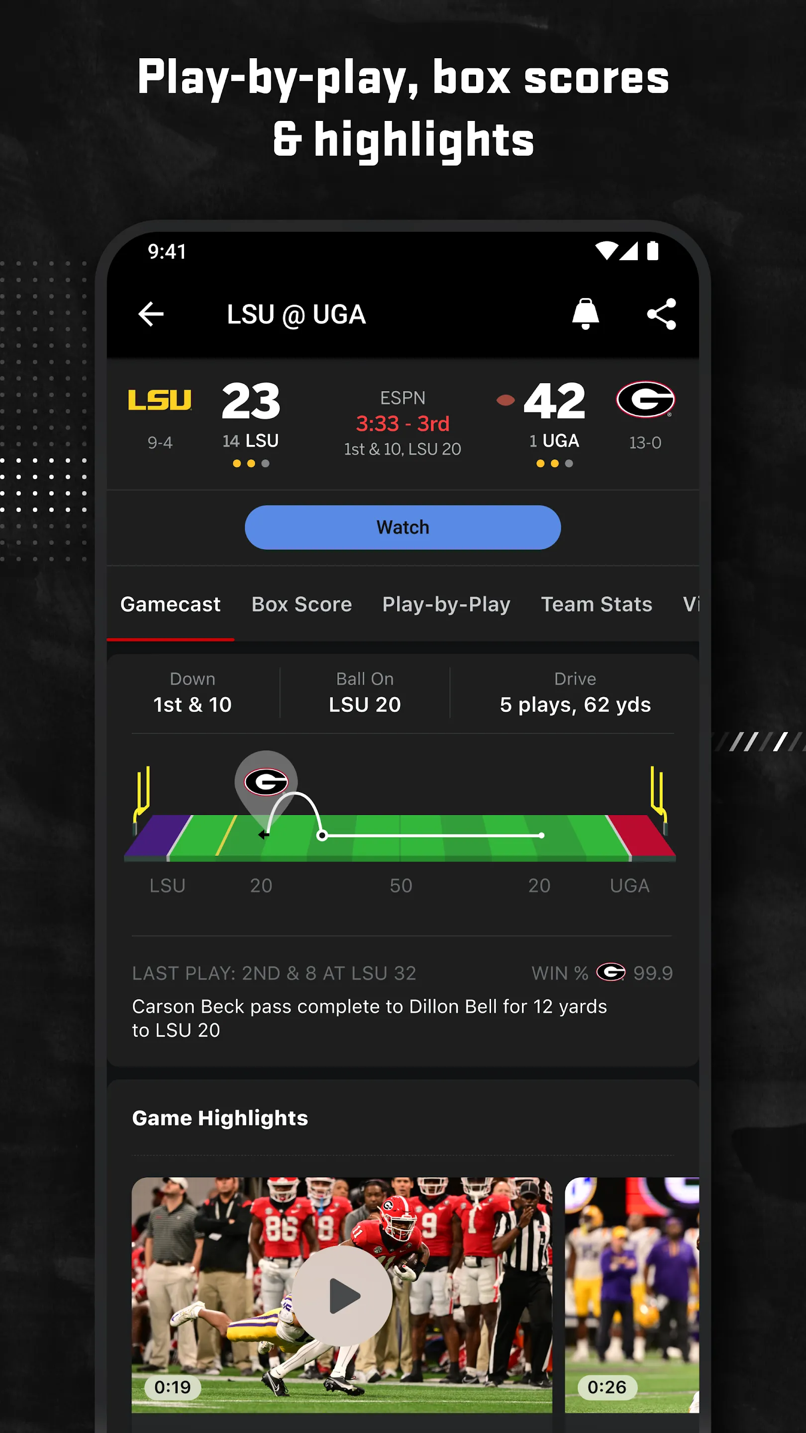 ESPN | Indus Appstore | Screenshot