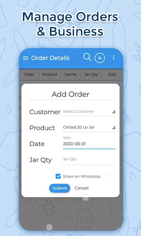 MonthlyCards Water Business | Indus Appstore | Screenshot