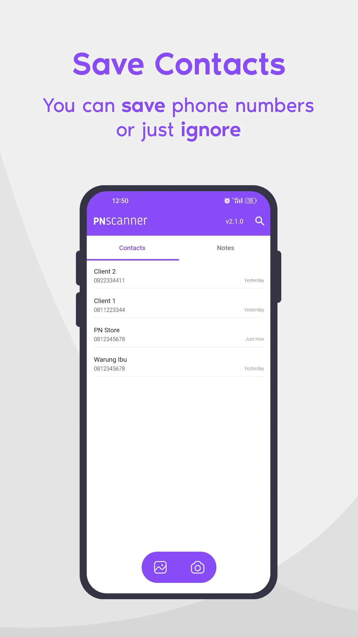 PNScanner - contacts & notes | Indus Appstore | Screenshot