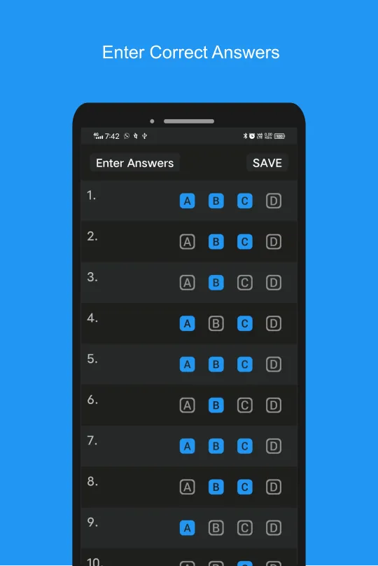 OMR ~ Dynamic OMR Sheet | Indus Appstore | Screenshot