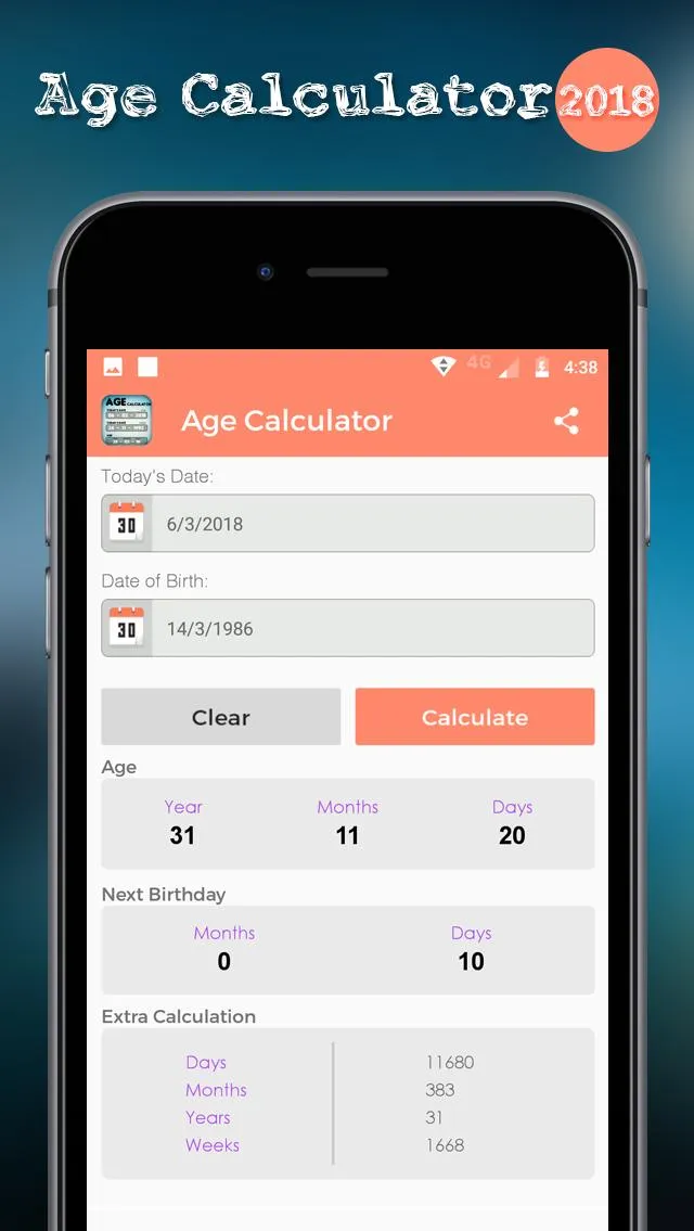 Age Calculator | Indus Appstore | Screenshot