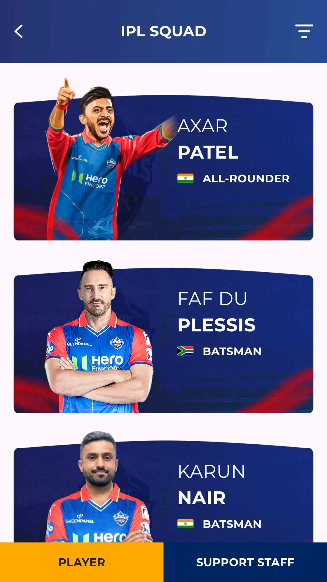 Delhi Capitals Official App | Indus Appstore | Screenshot