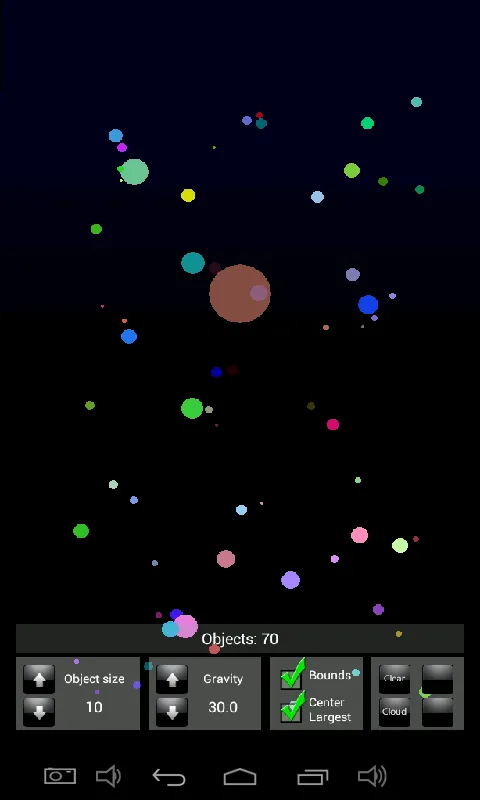 Gravity Simulator | Indus Appstore | Screenshot