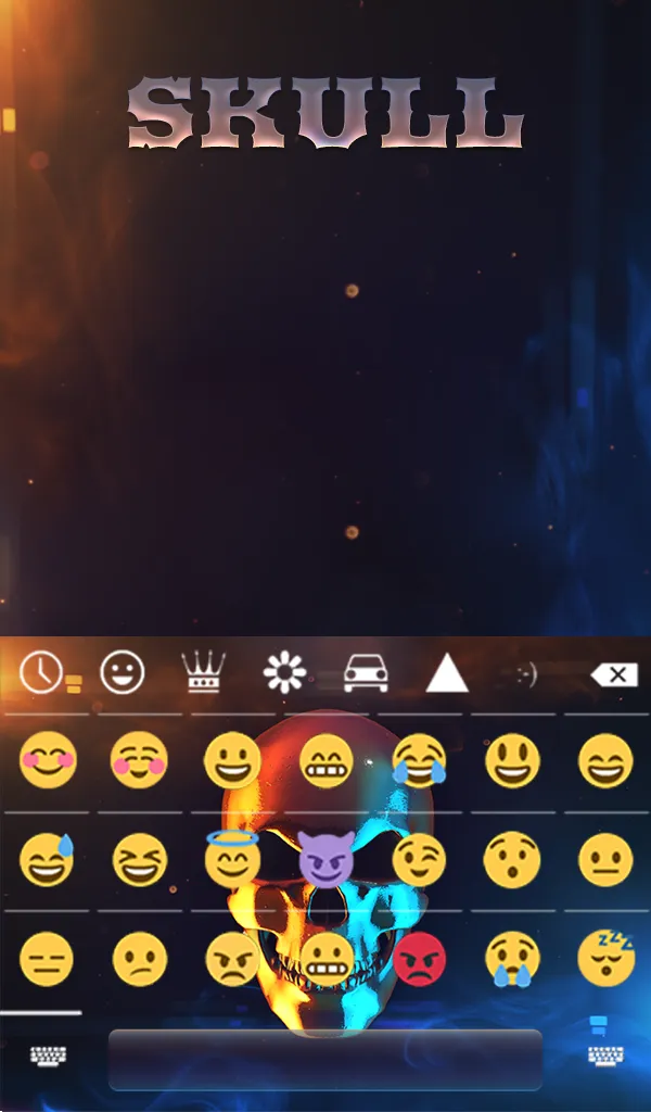 Skull Keyboard & Wallpaper | Indus Appstore | Screenshot