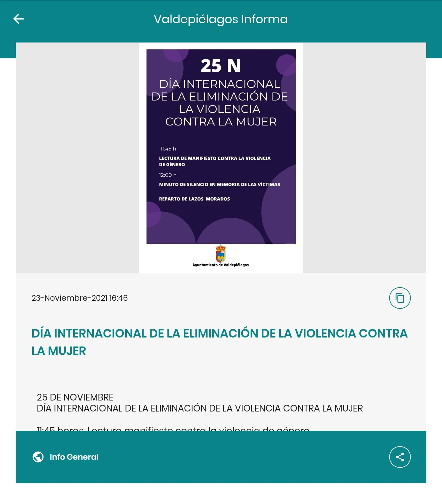 Valdepiélagos Informa | Indus Appstore | Screenshot