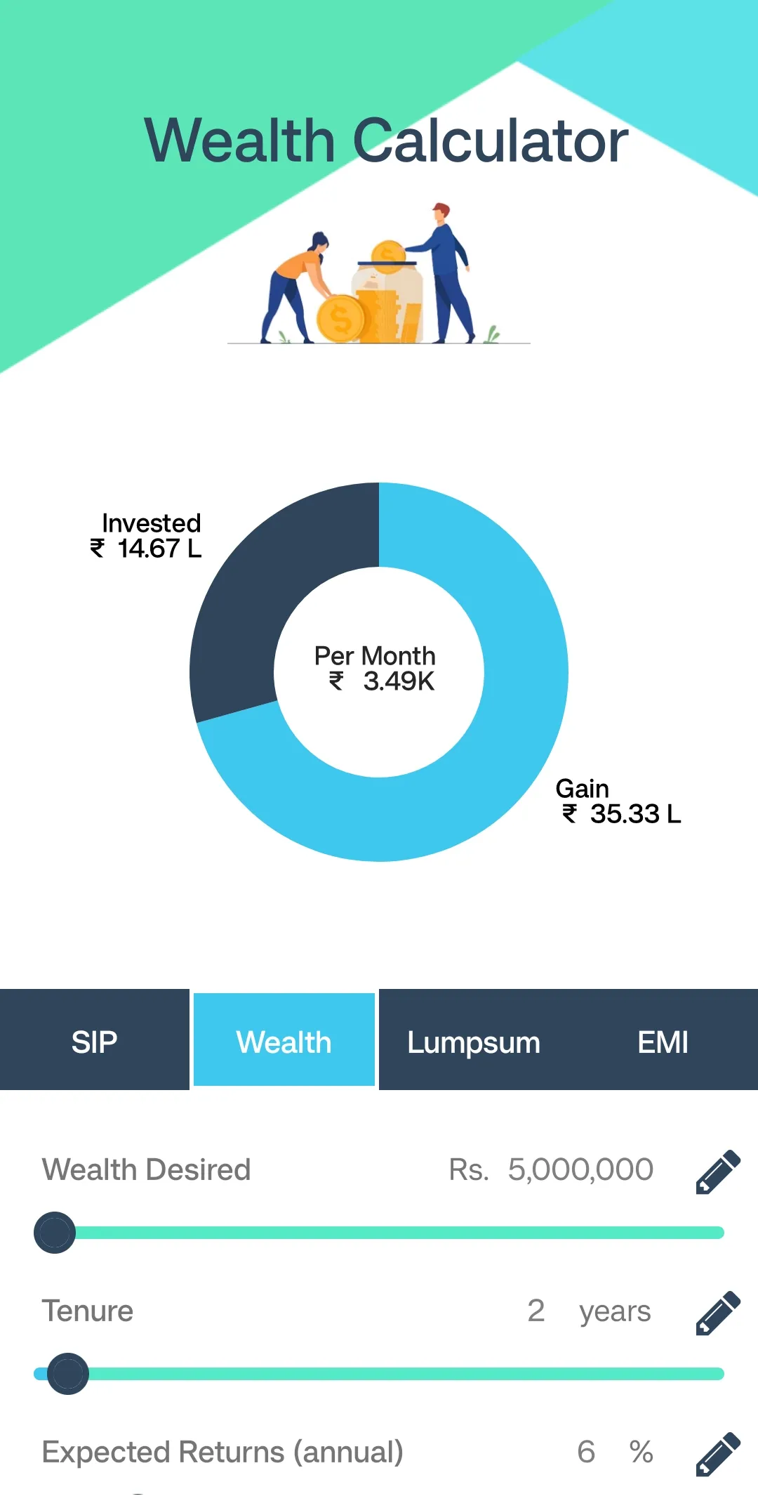 SIP Calculator by Niveshala | Indus Appstore | Screenshot