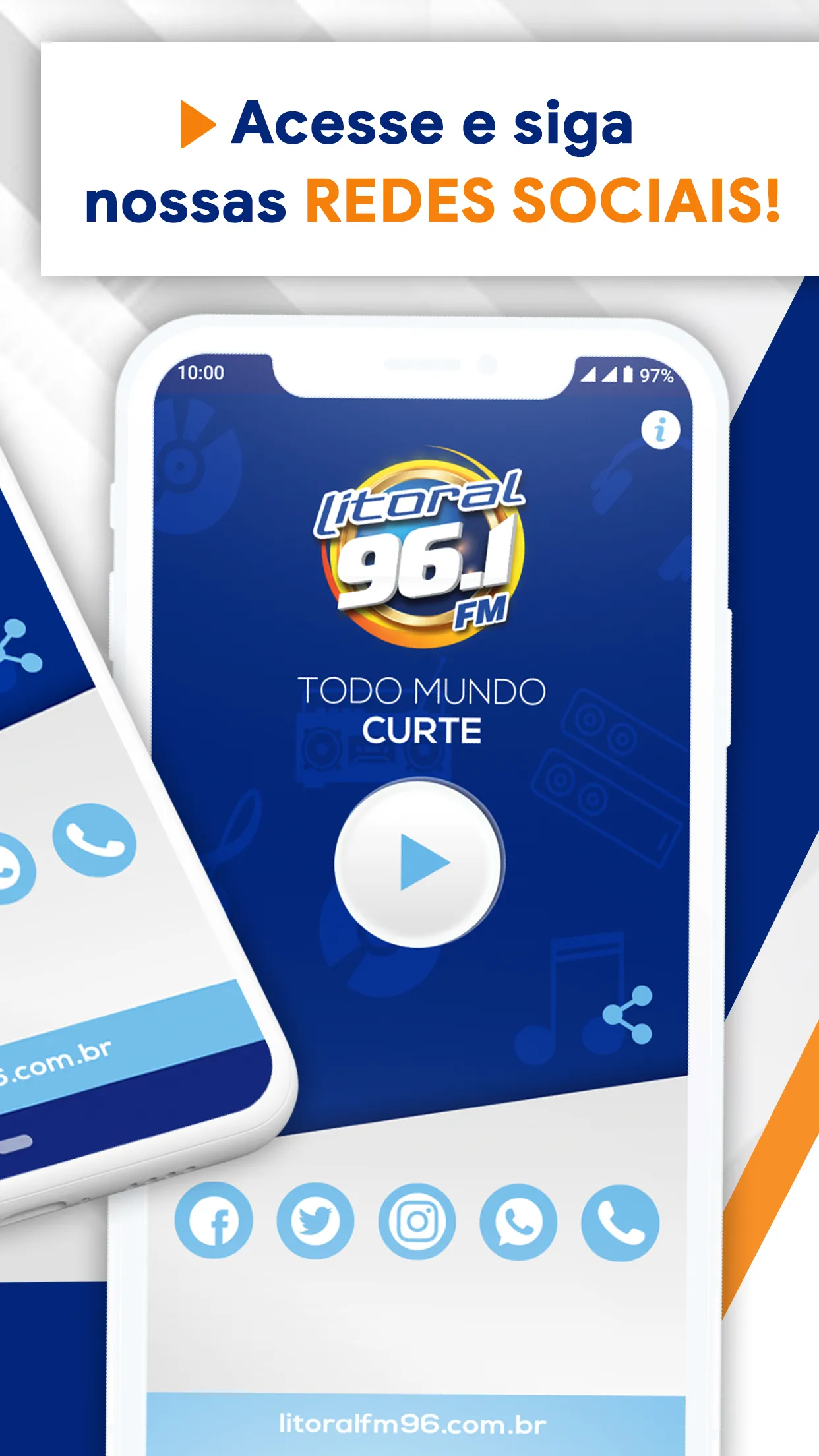 Rádio Litoral 96.1 FM | Indus Appstore | Screenshot