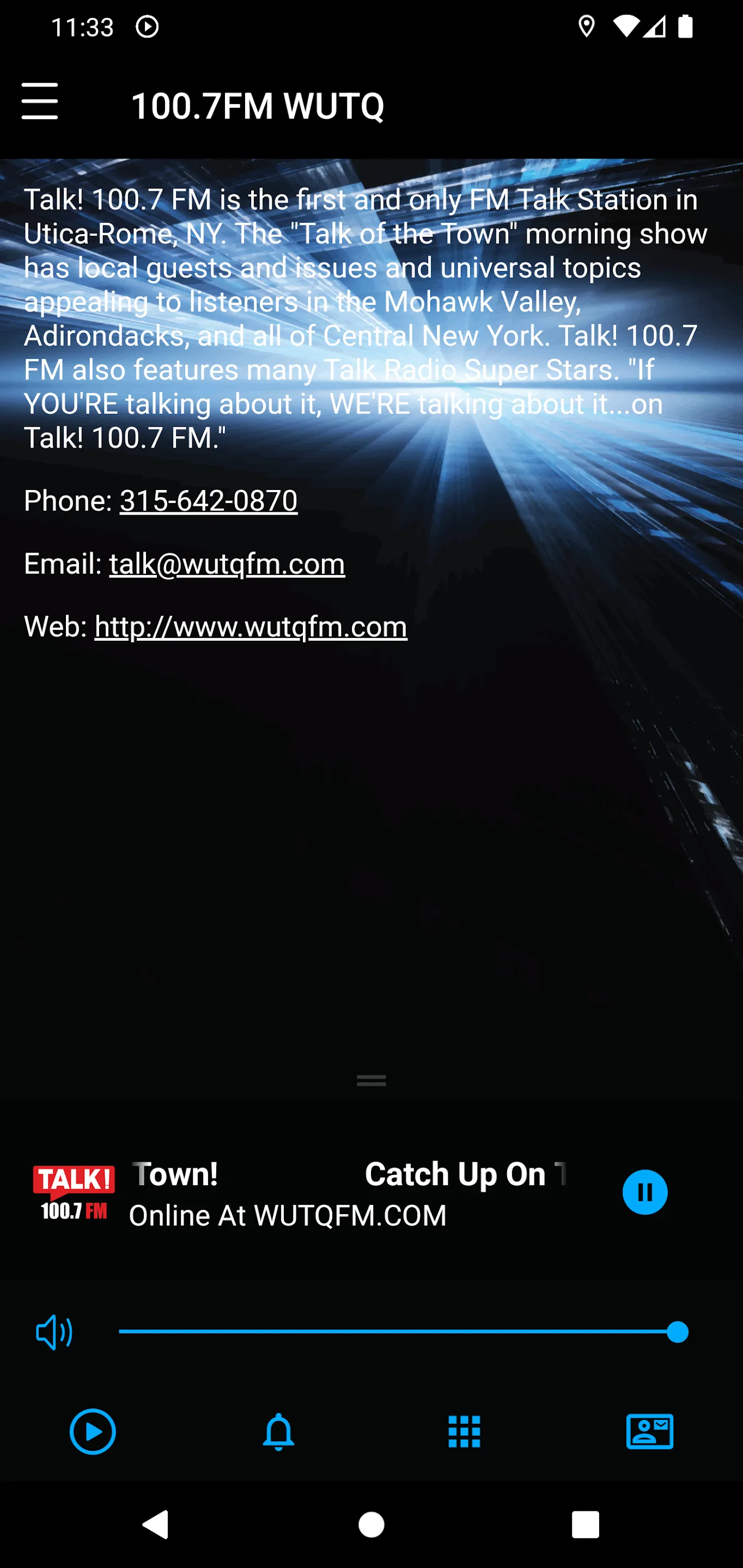 Talk 100.7FM | Indus Appstore | Screenshot