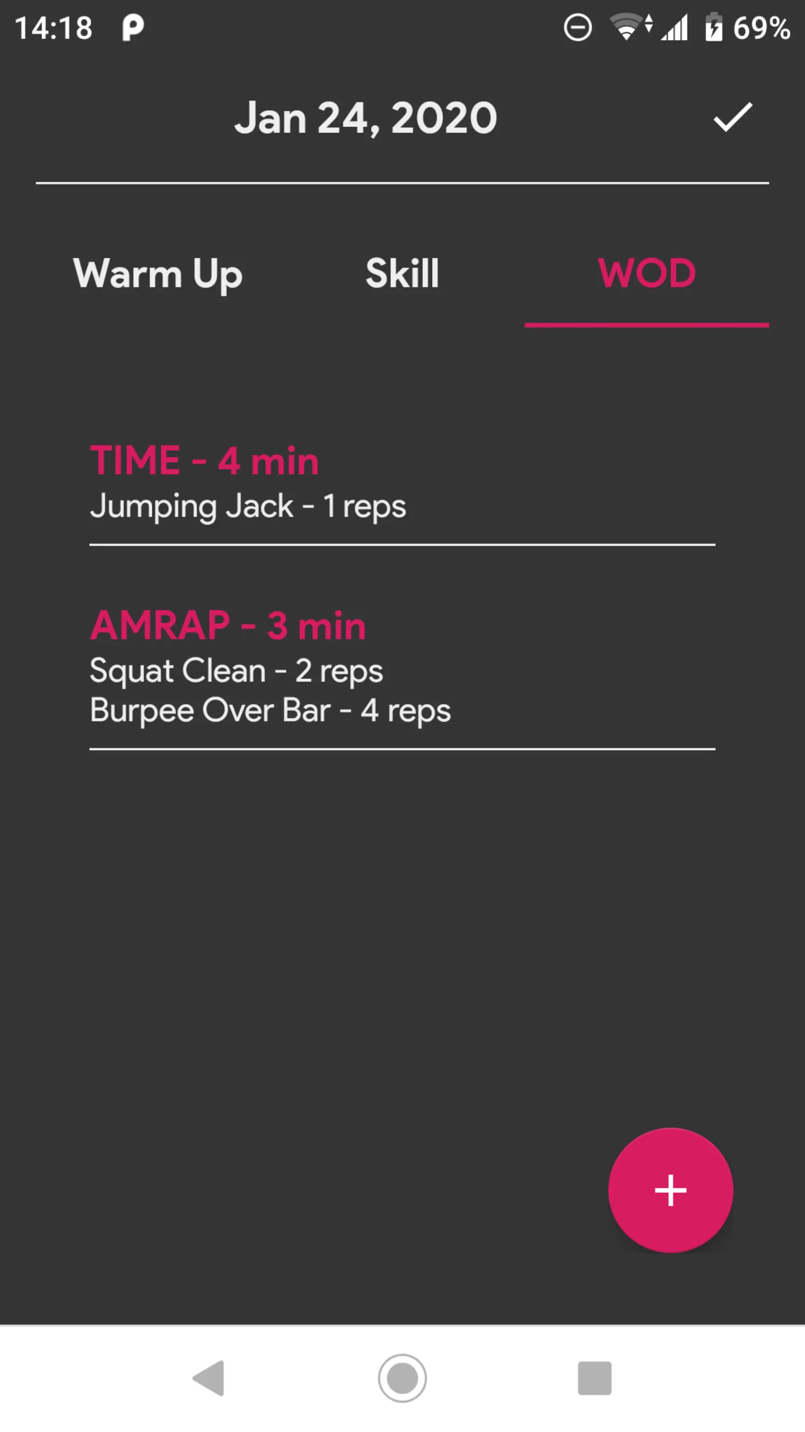 Crossfit Diary | Indus Appstore | Screenshot