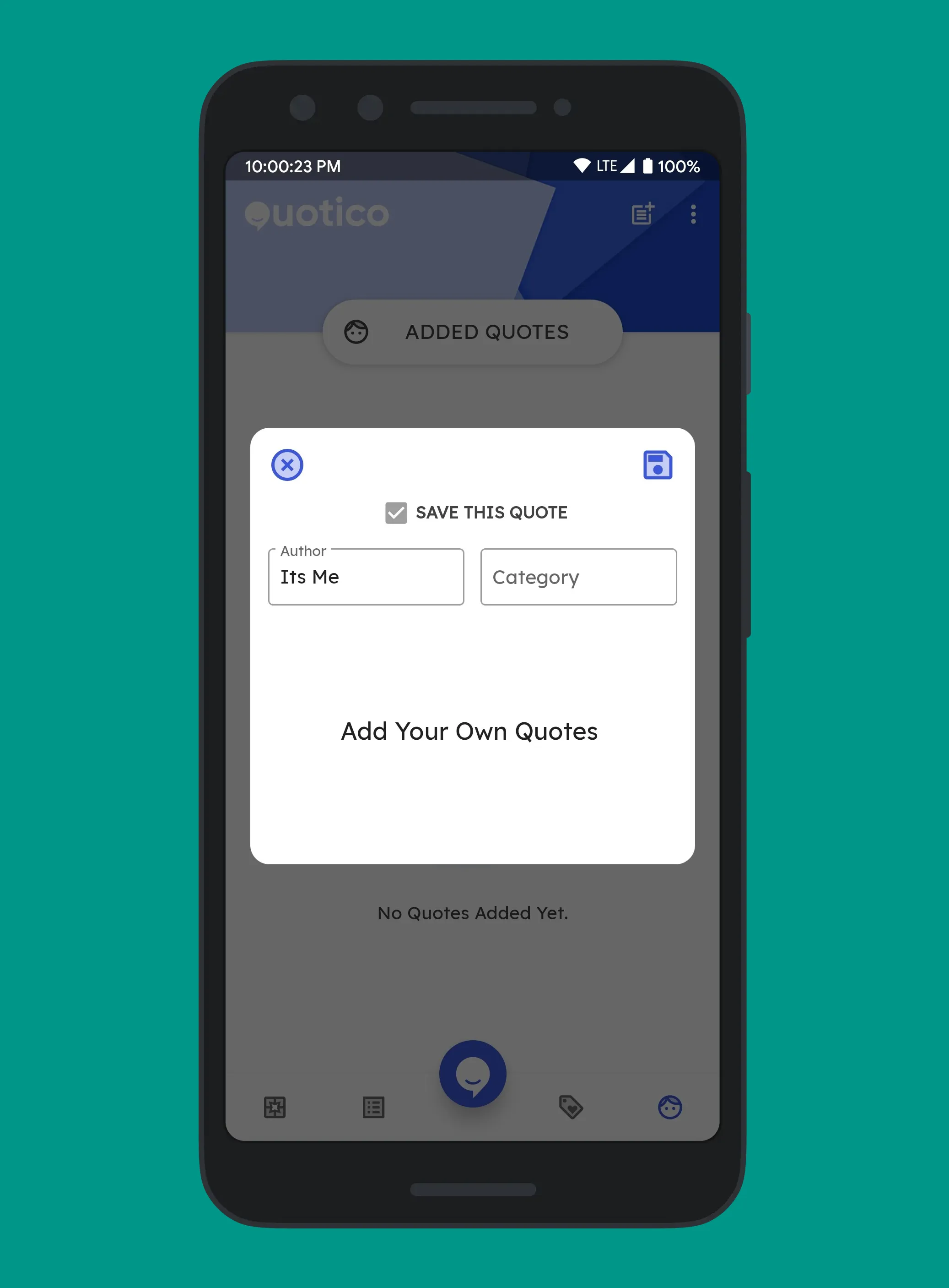 Quotico - Create Quotes, Poetr | Indus Appstore | Screenshot