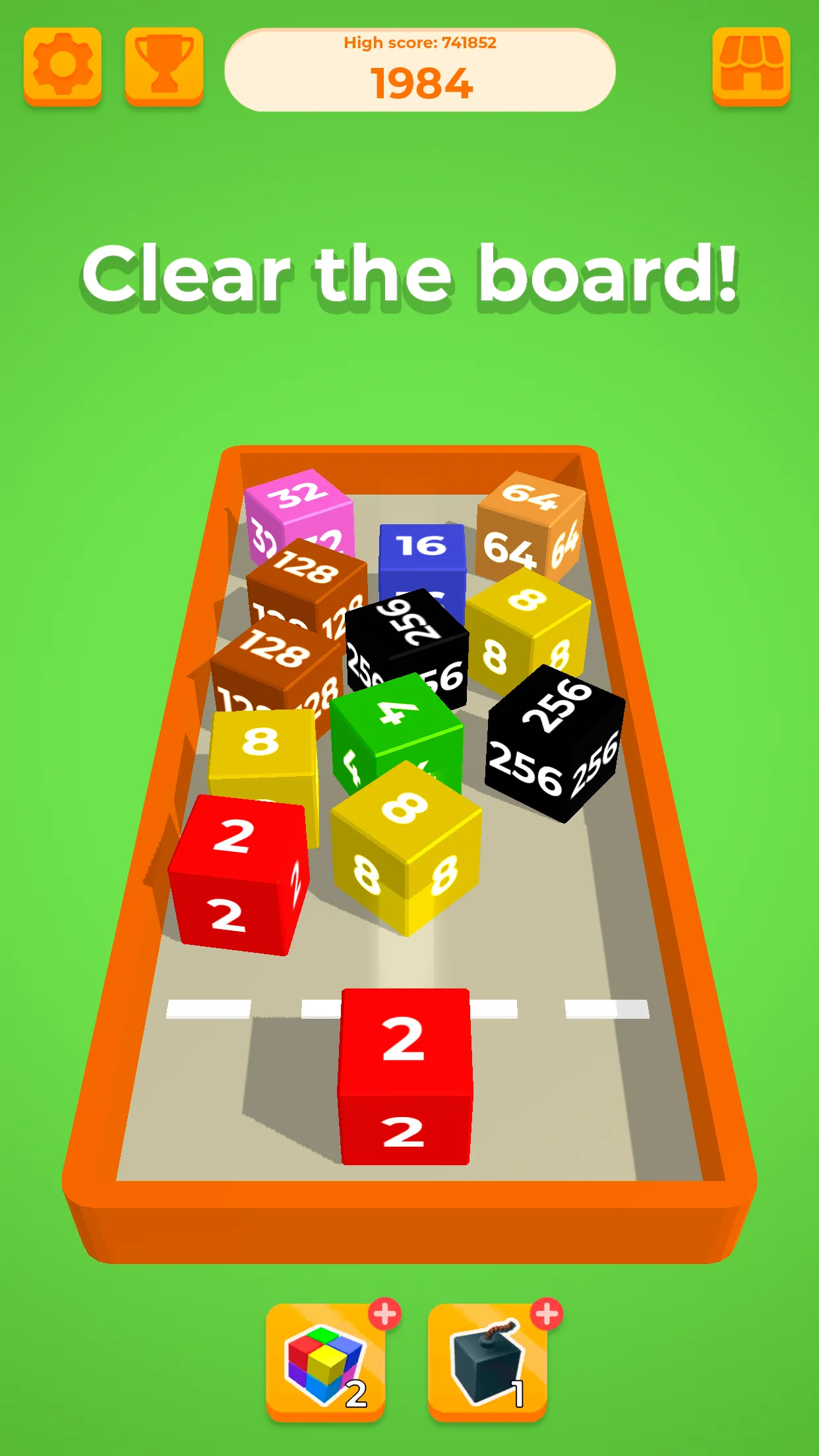 Chain Cube 2048: 3D merge game | Indus Appstore | Screenshot