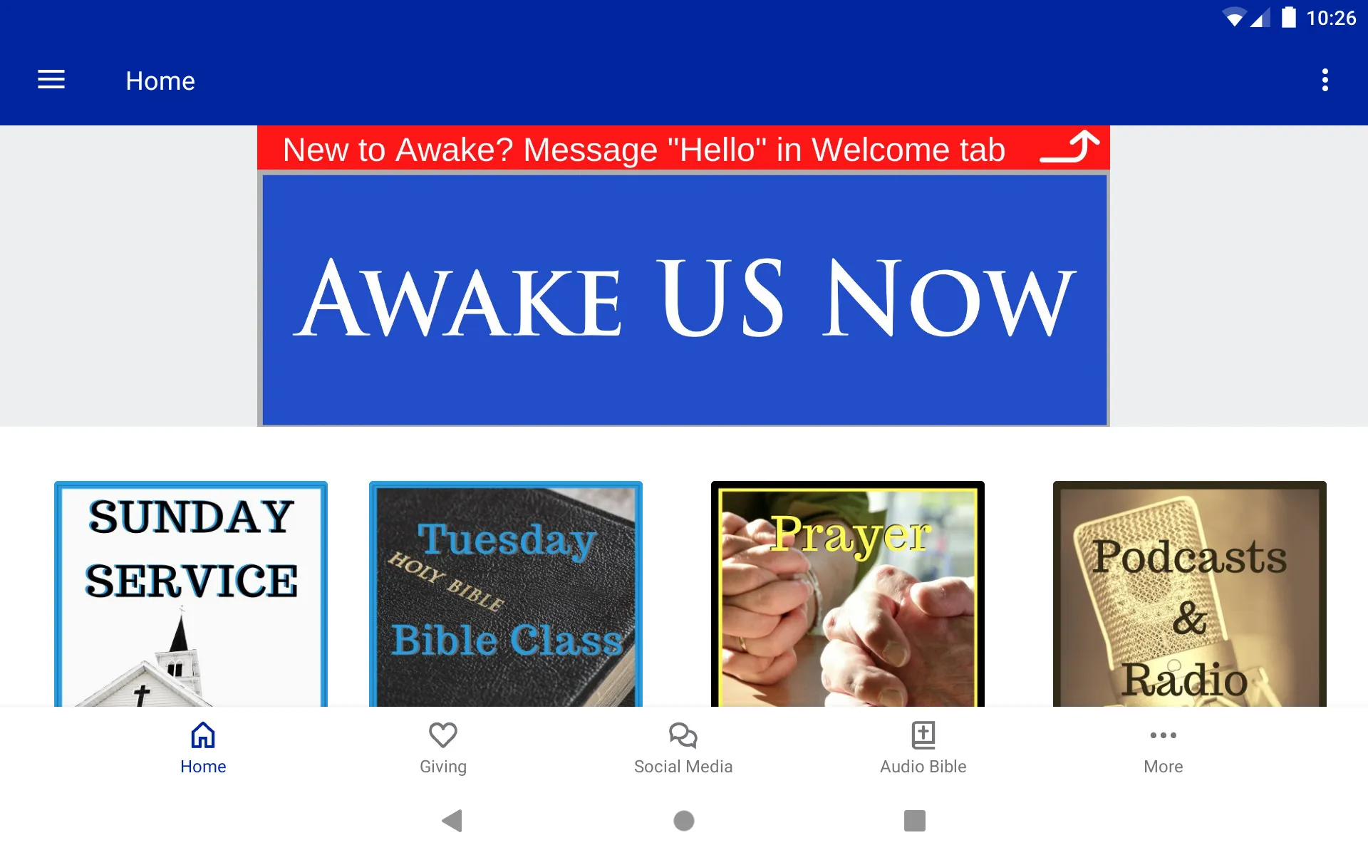 Awake Us Now | Indus Appstore | Screenshot