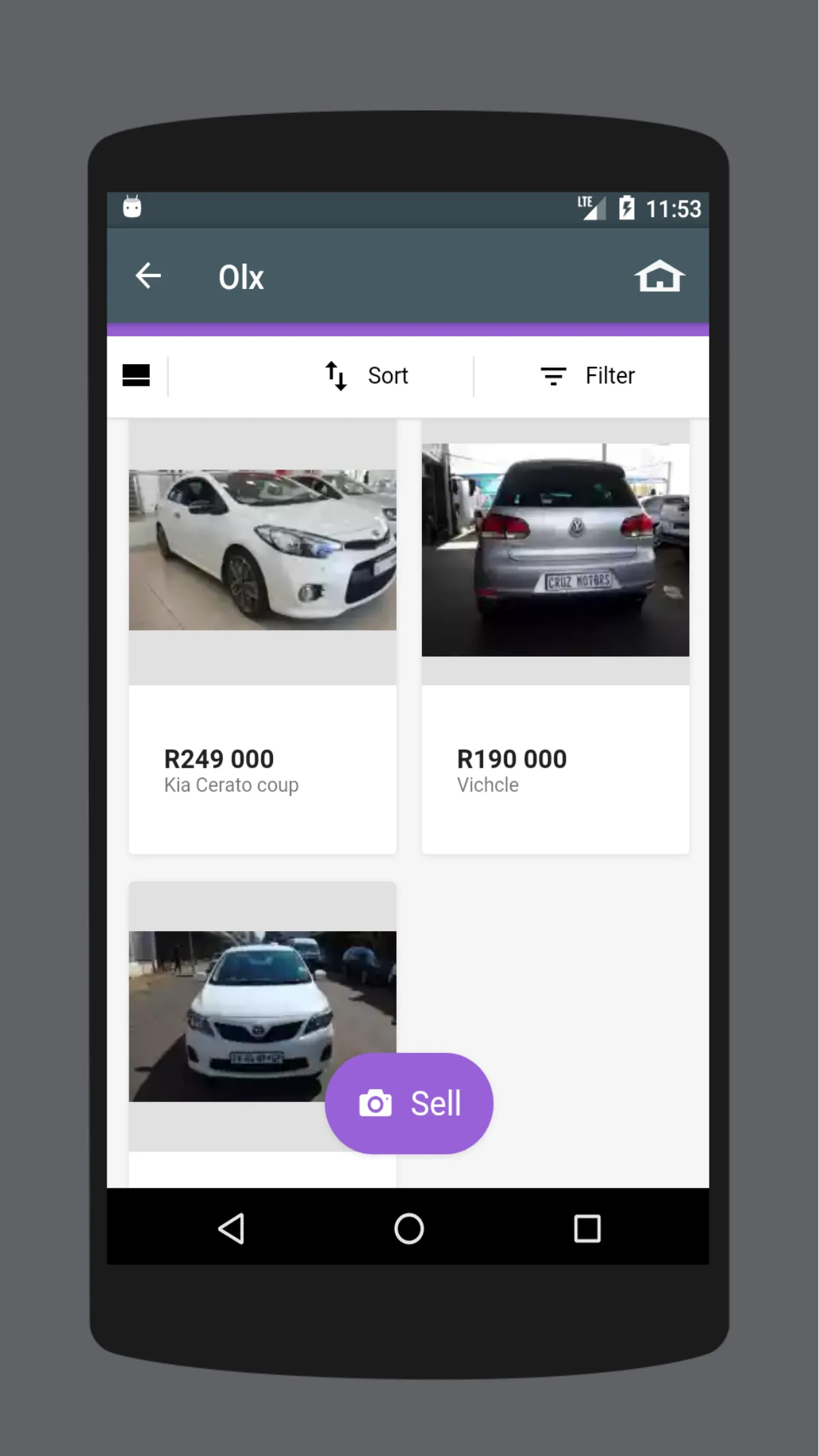 Used Cars South Africa | Indus Appstore | Screenshot