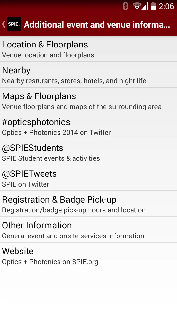 SPIE Conferences | Indus Appstore | Screenshot