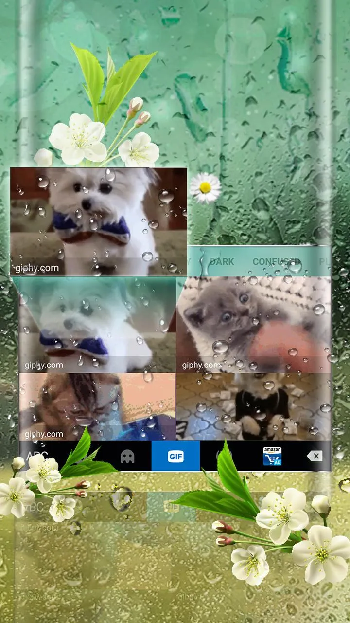 Summer Rain Waterdrop Keyboard | Indus Appstore | Screenshot