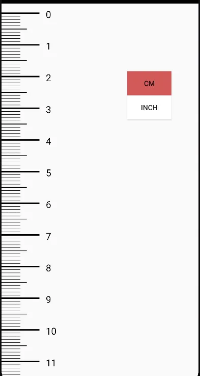 Simple Ruler (cm/inch) | Indus Appstore | Screenshot