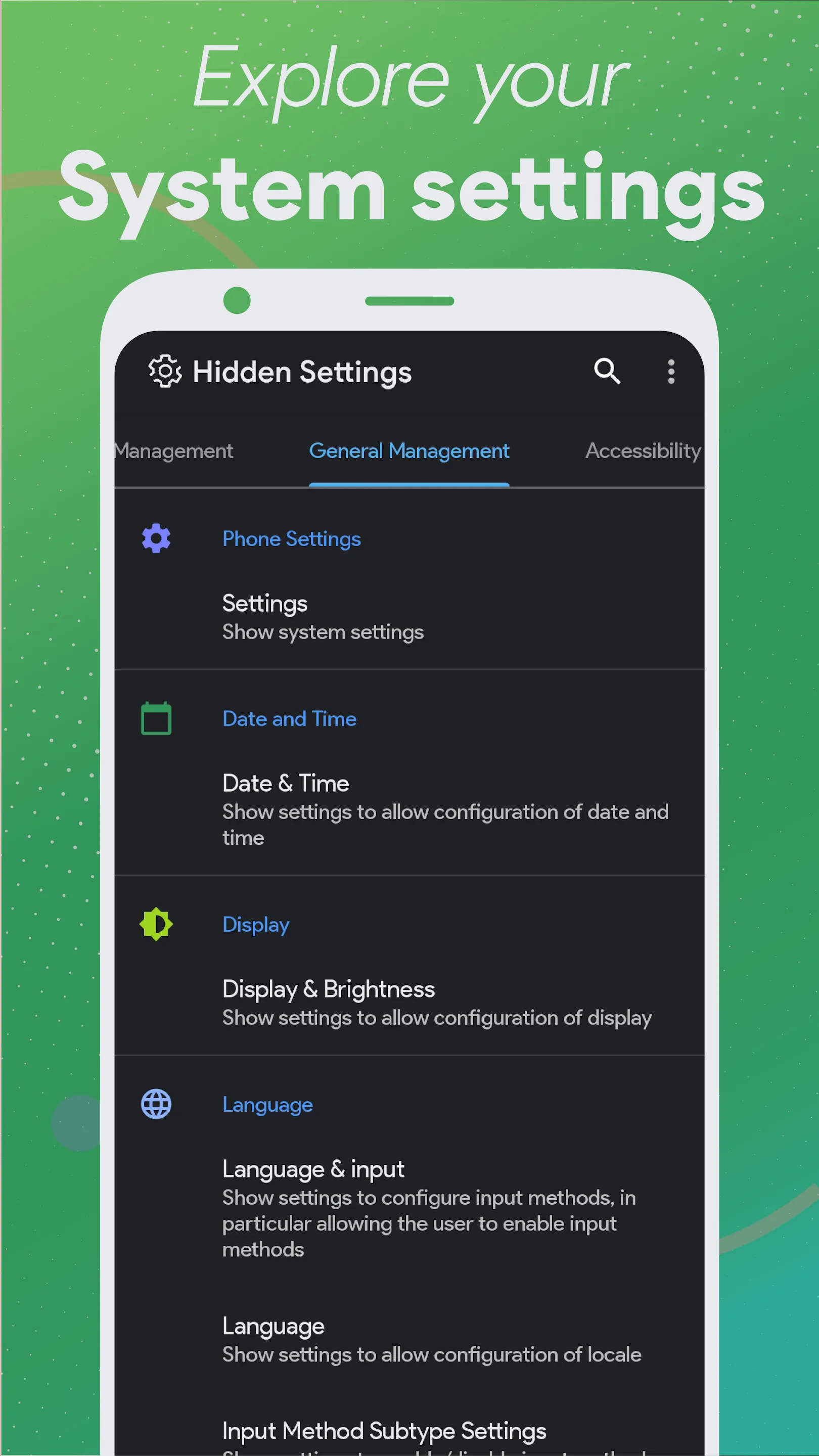 MIUI Hidden Settings Activity | Indus Appstore | Screenshot