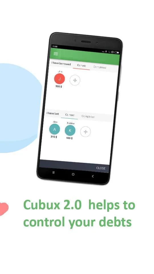 Cubux: Budget planner, +debt | Indus Appstore | Screenshot