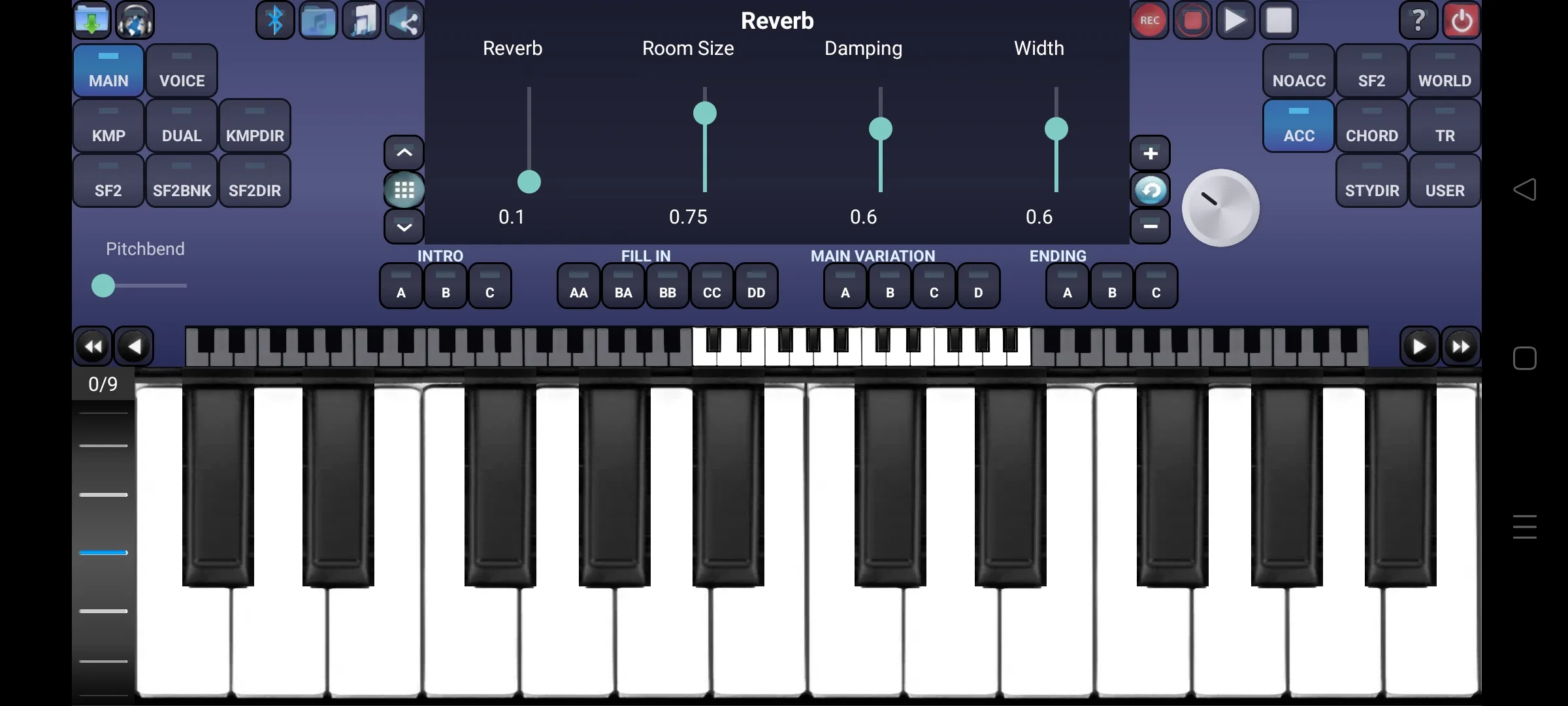 Arranger Keyboard | Indus Appstore | Screenshot