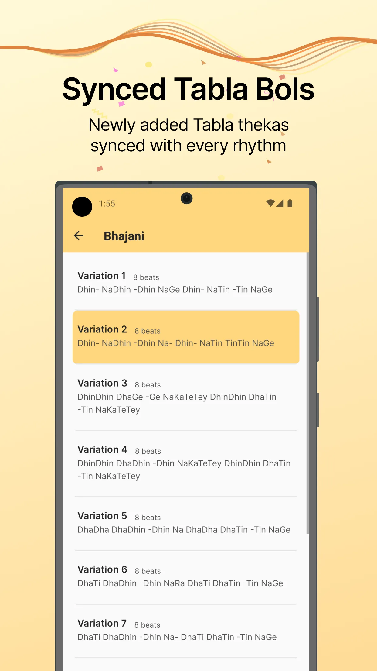 Bandish: Tanpura & Tabla Riyaz | Indus Appstore | Screenshot