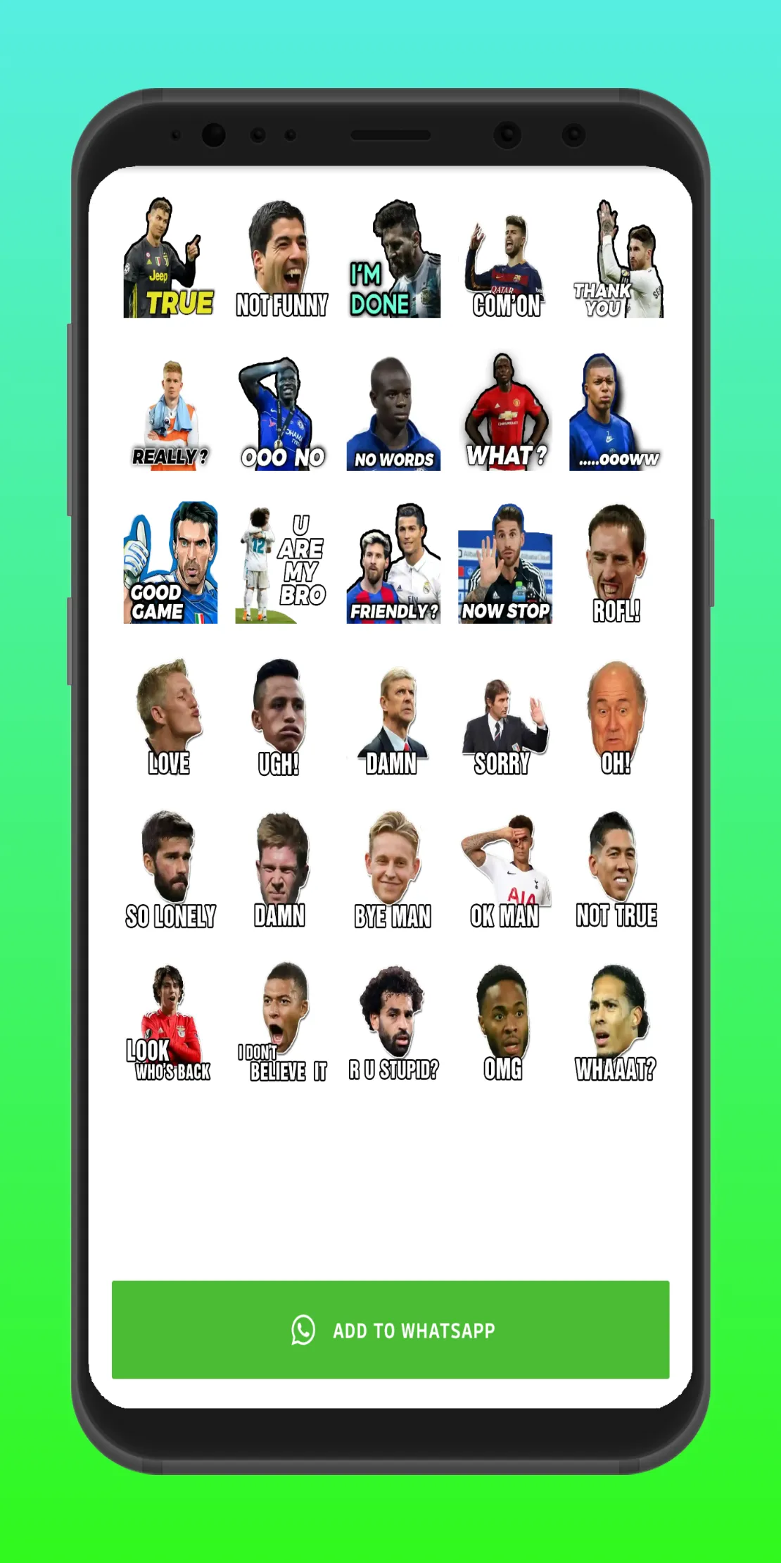 Football Stickers - WASticker | Indus Appstore | Screenshot