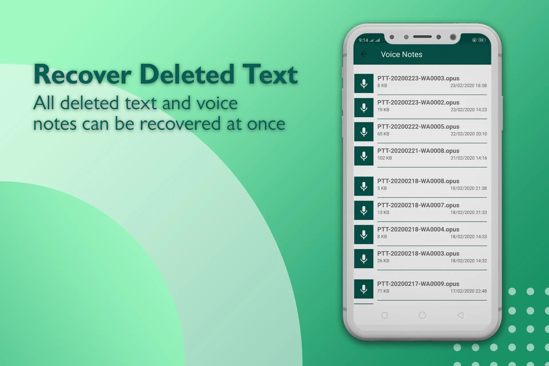 Unseen- Deleted Data Recovery | Indus Appstore | Screenshot