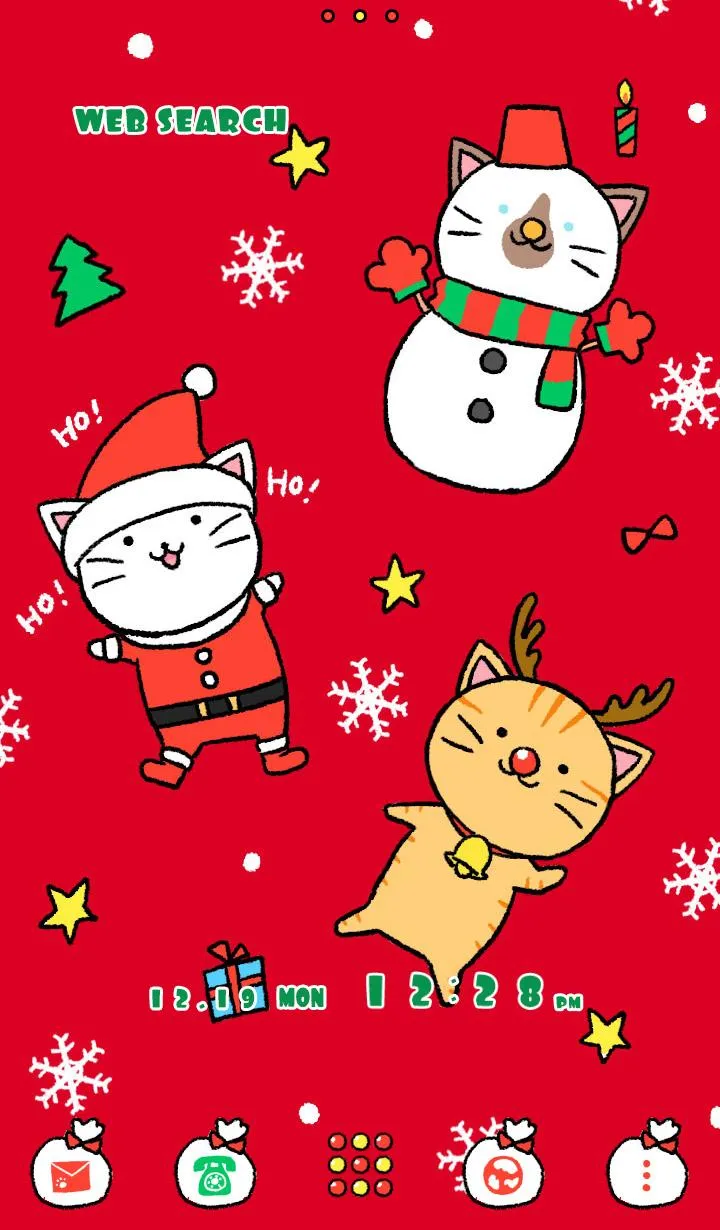 Kitty Christmas Theme +HOME | Indus Appstore | Screenshot