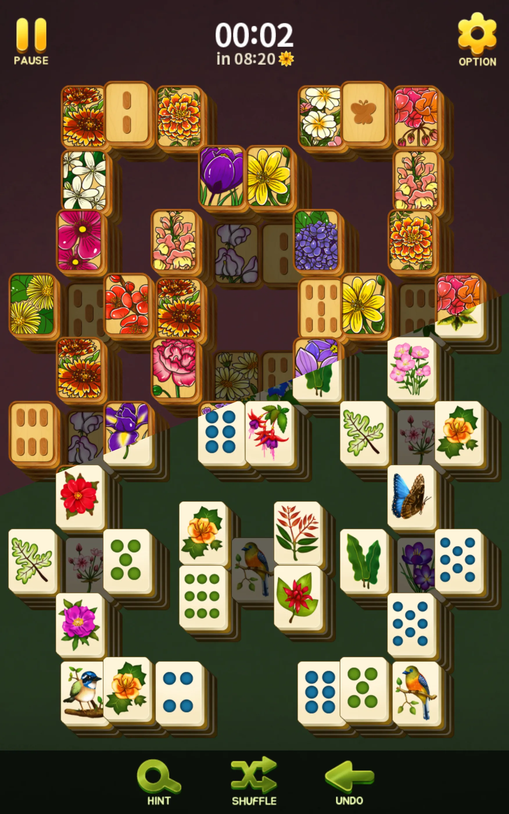 Mahjong Blossom Solitaire | Indus Appstore | Screenshot