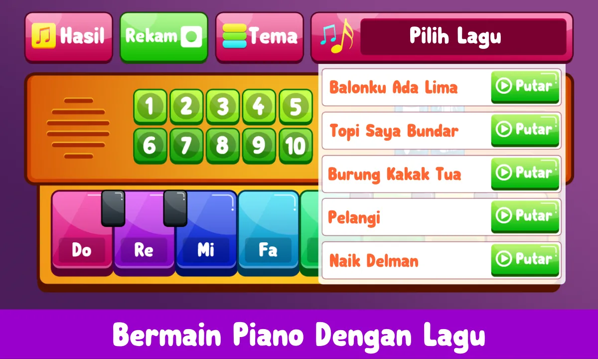 Mainan Piano Anak | Indus Appstore | Screenshot