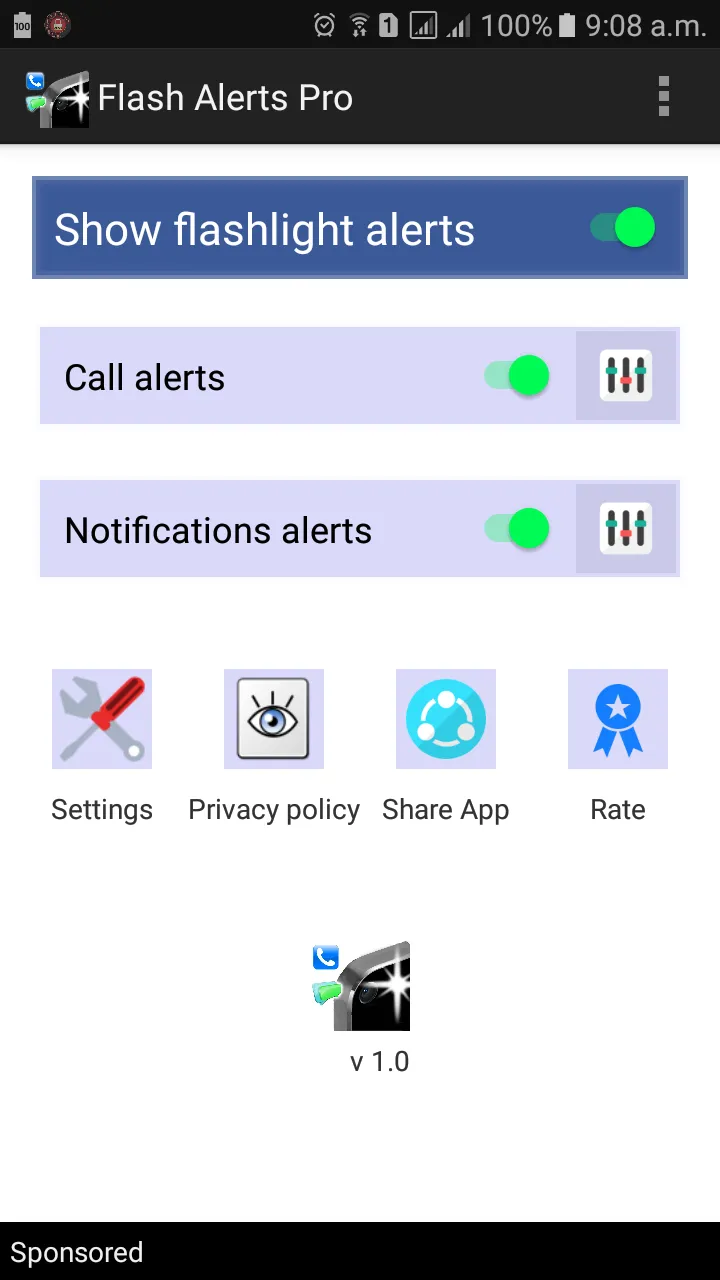 Flash Alerts Pro | Indus Appstore | Screenshot