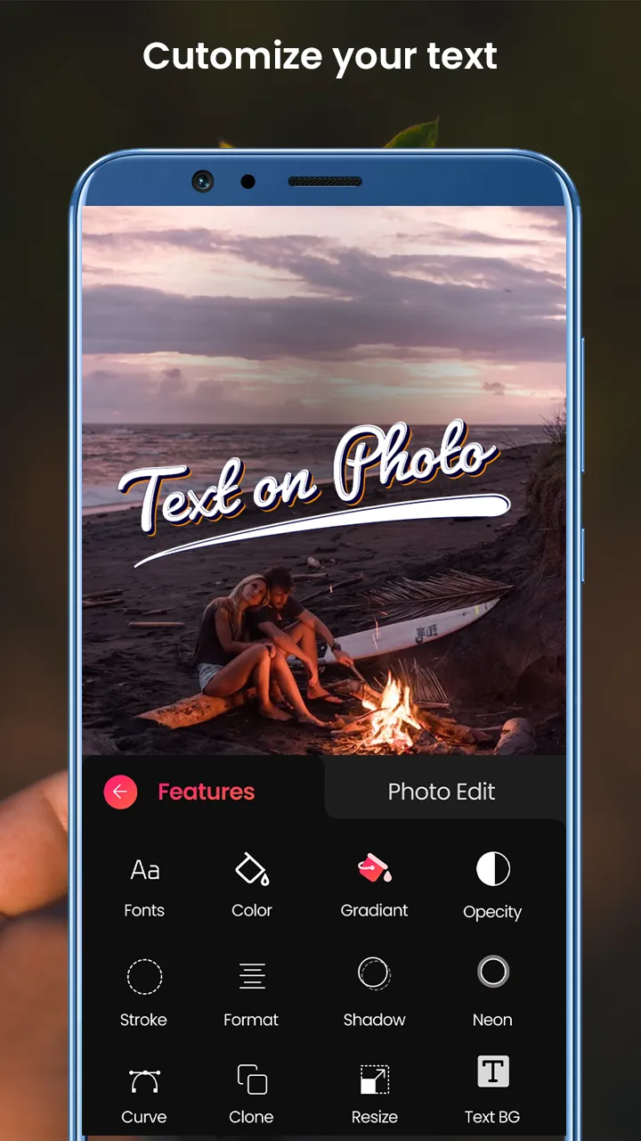 Text on photo - Text Editor | Indus Appstore | Screenshot