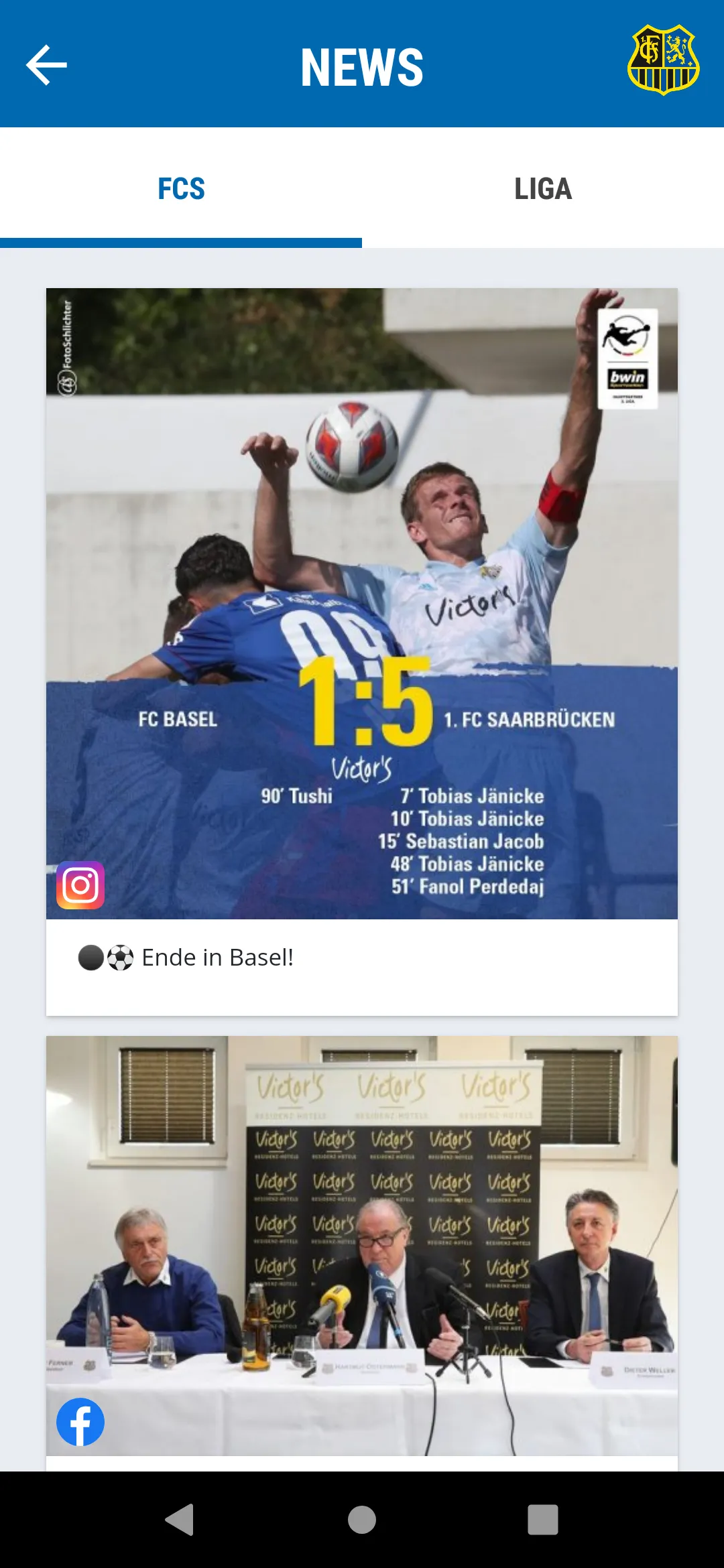 FCS Fan-App | Indus Appstore | Screenshot