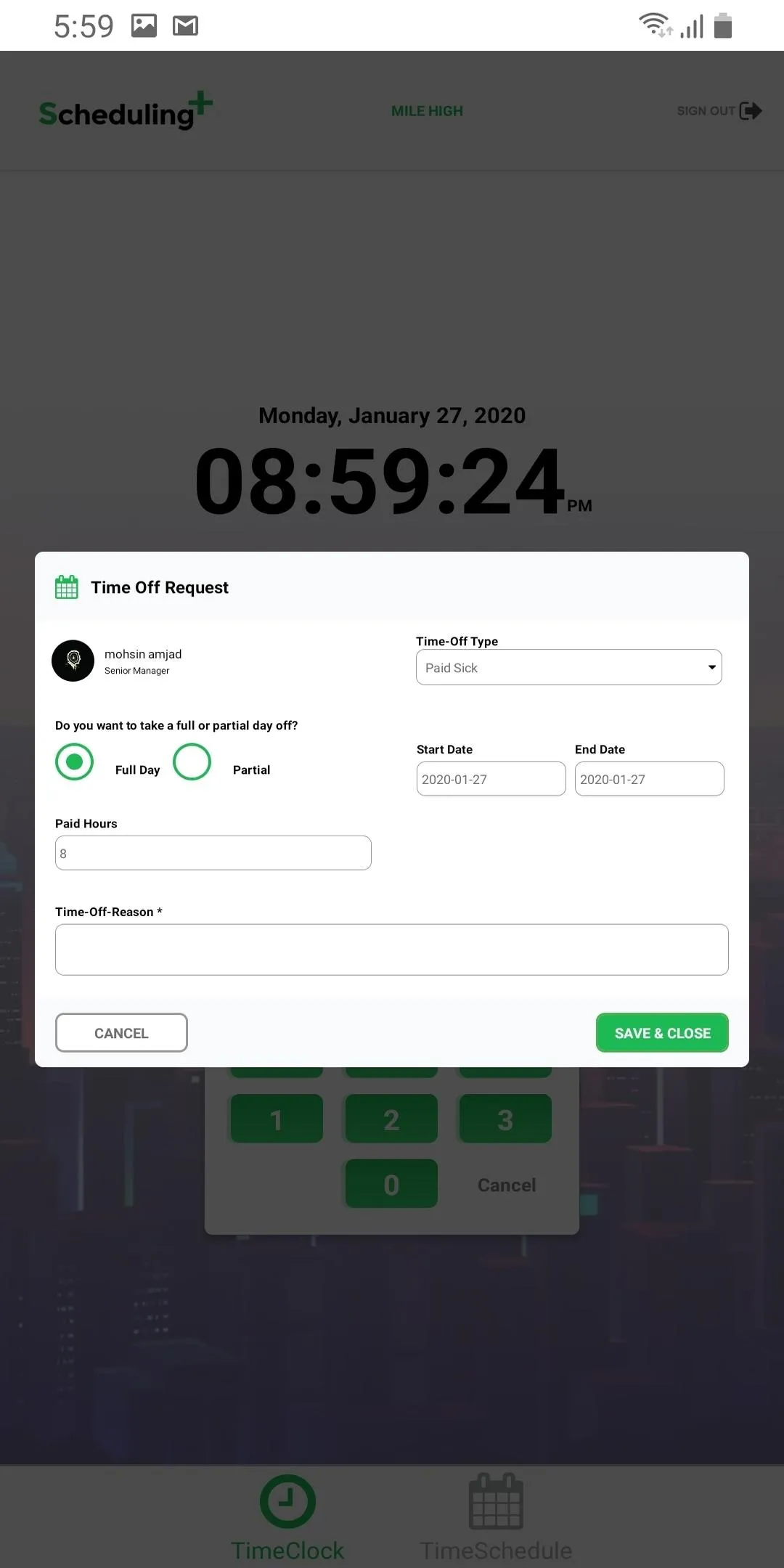 Scheduling+ Timeclock | Indus Appstore | Screenshot