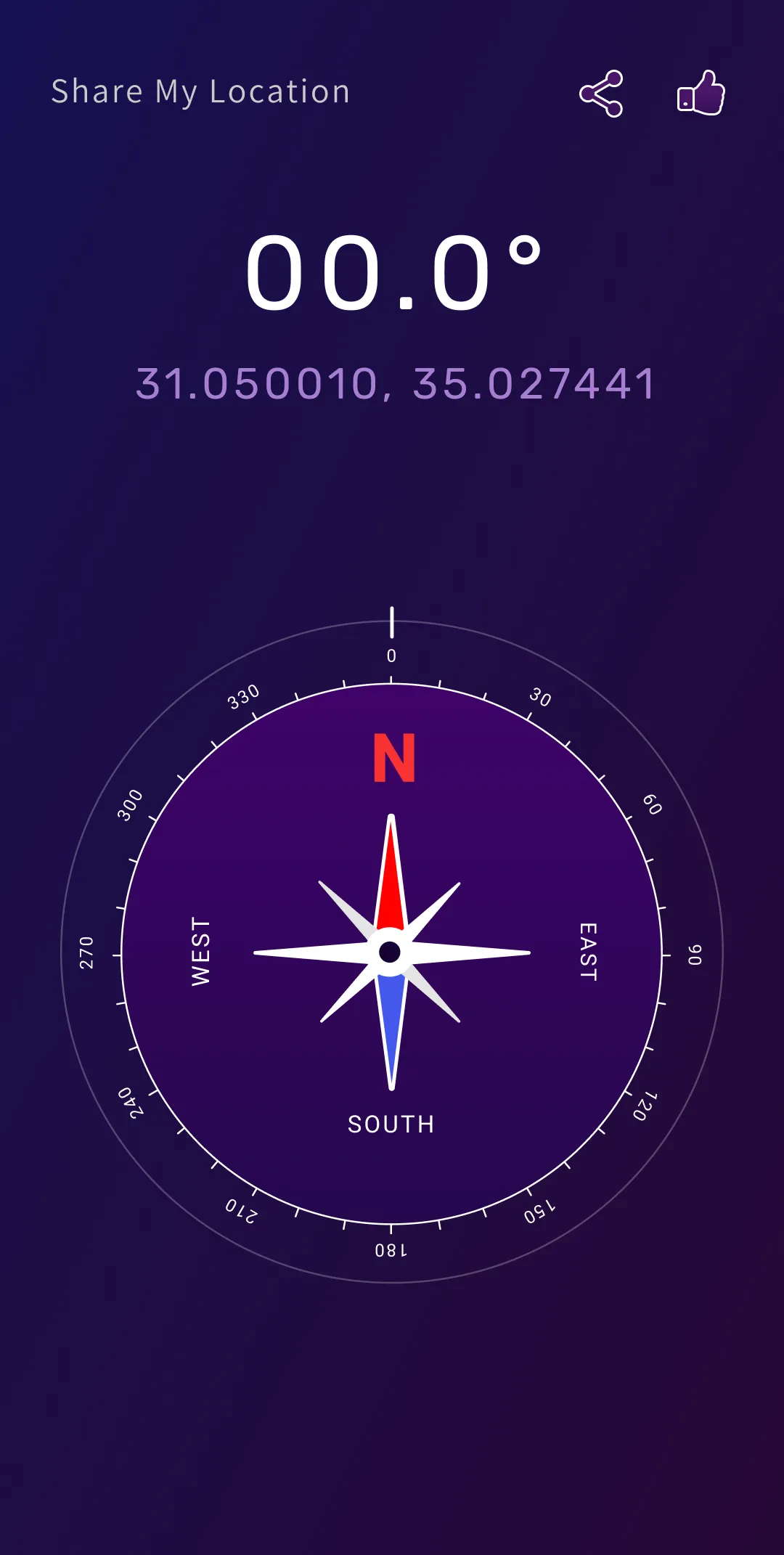 Compass: east north west south | Indus Appstore | Screenshot