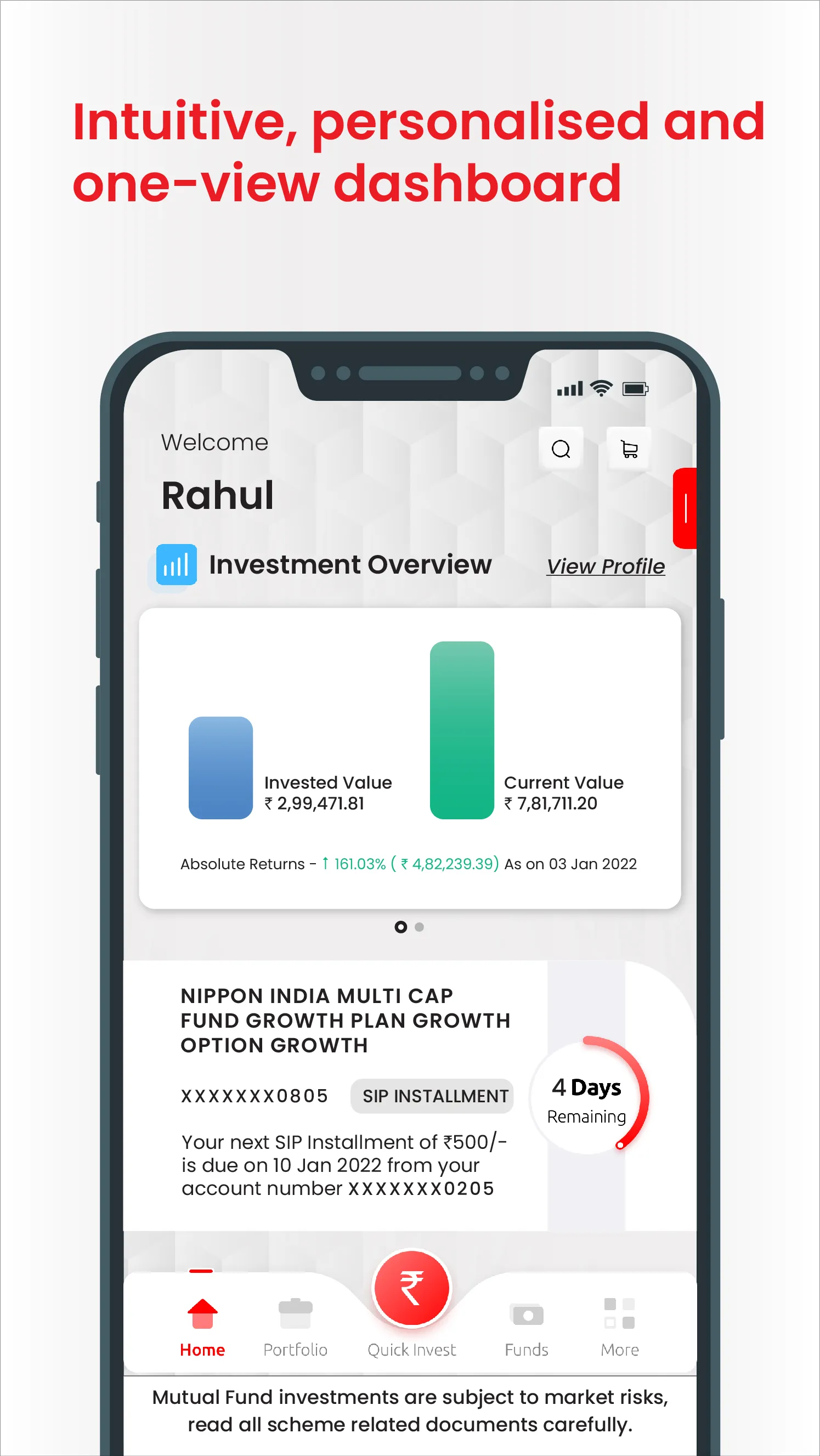 Nippon India Mutual Fund | Indus Appstore | Screenshot