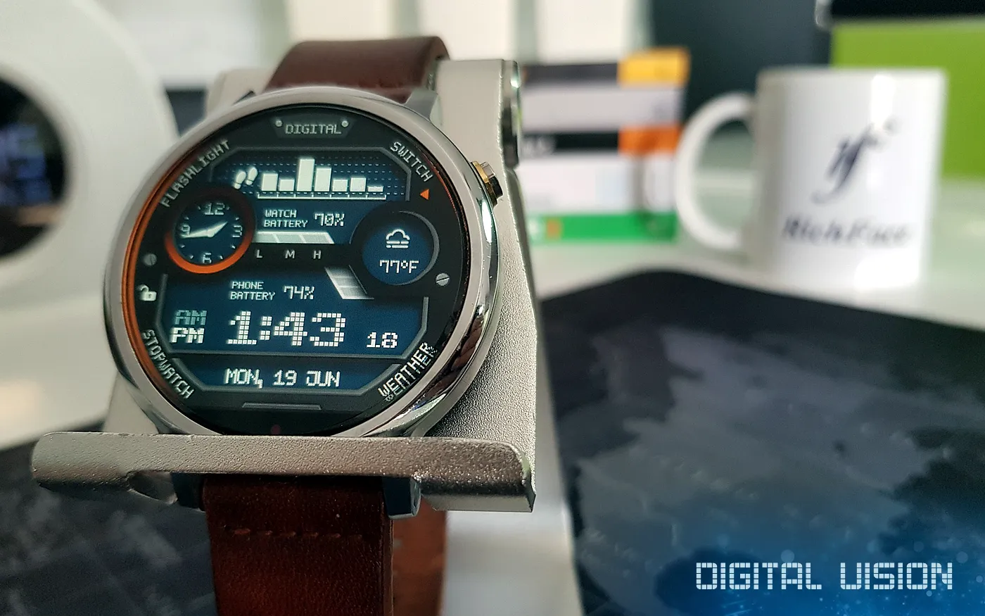 Digital Vision Watch Face | Indus Appstore | Screenshot