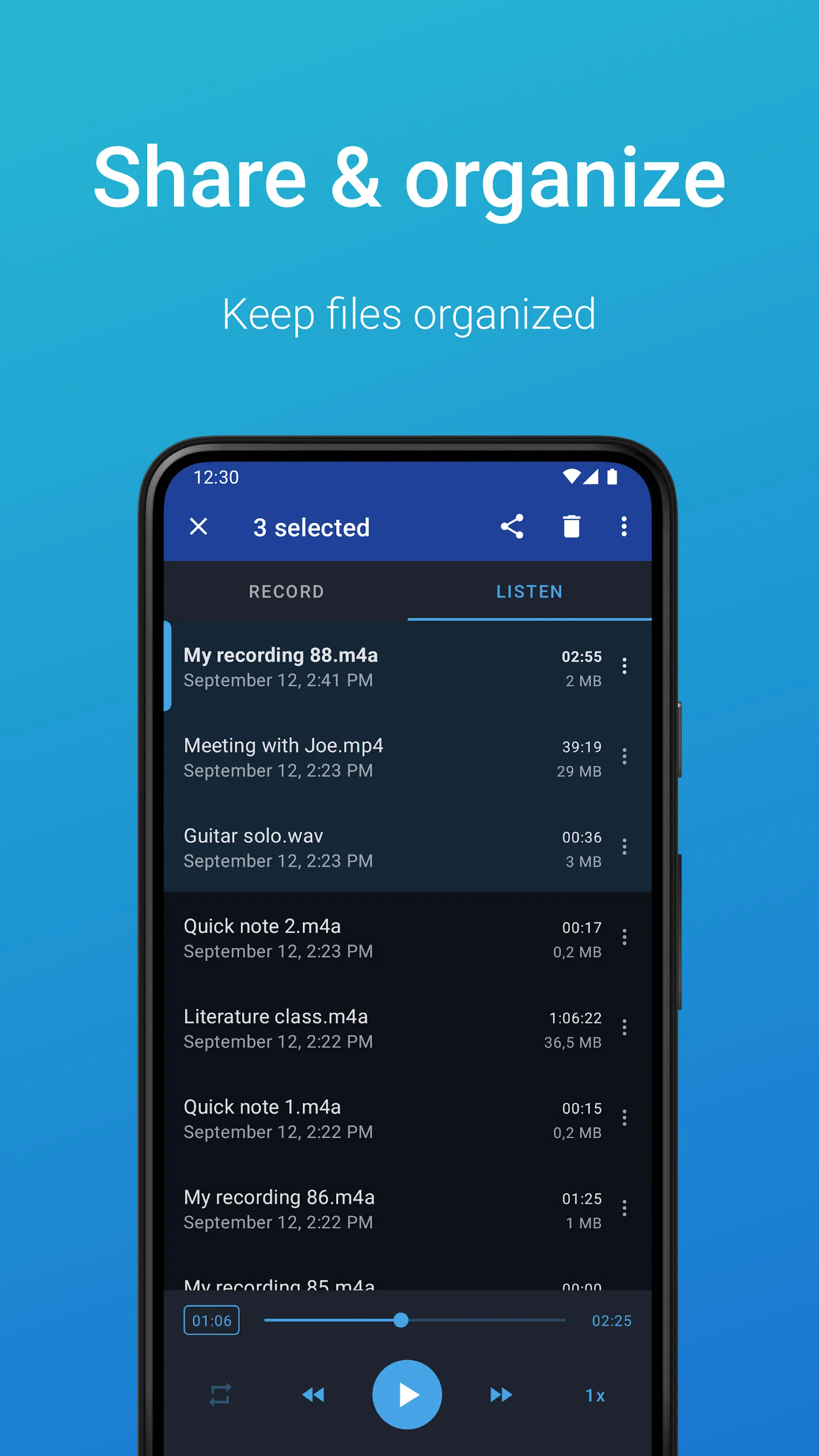 Easy Voice Recorder | Indus Appstore | Screenshot