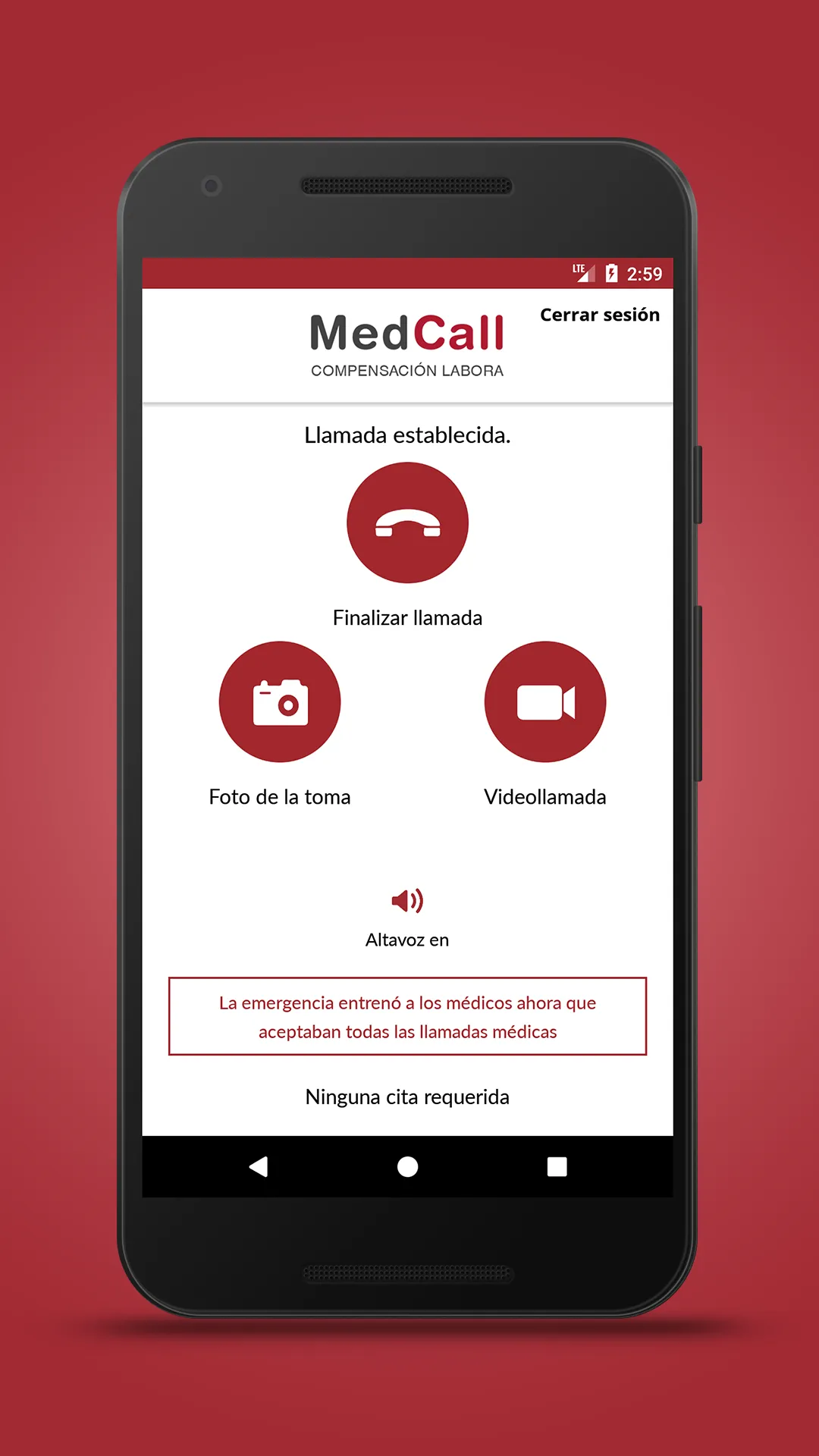 MedCallWorkComp - Español | Indus Appstore | Screenshot