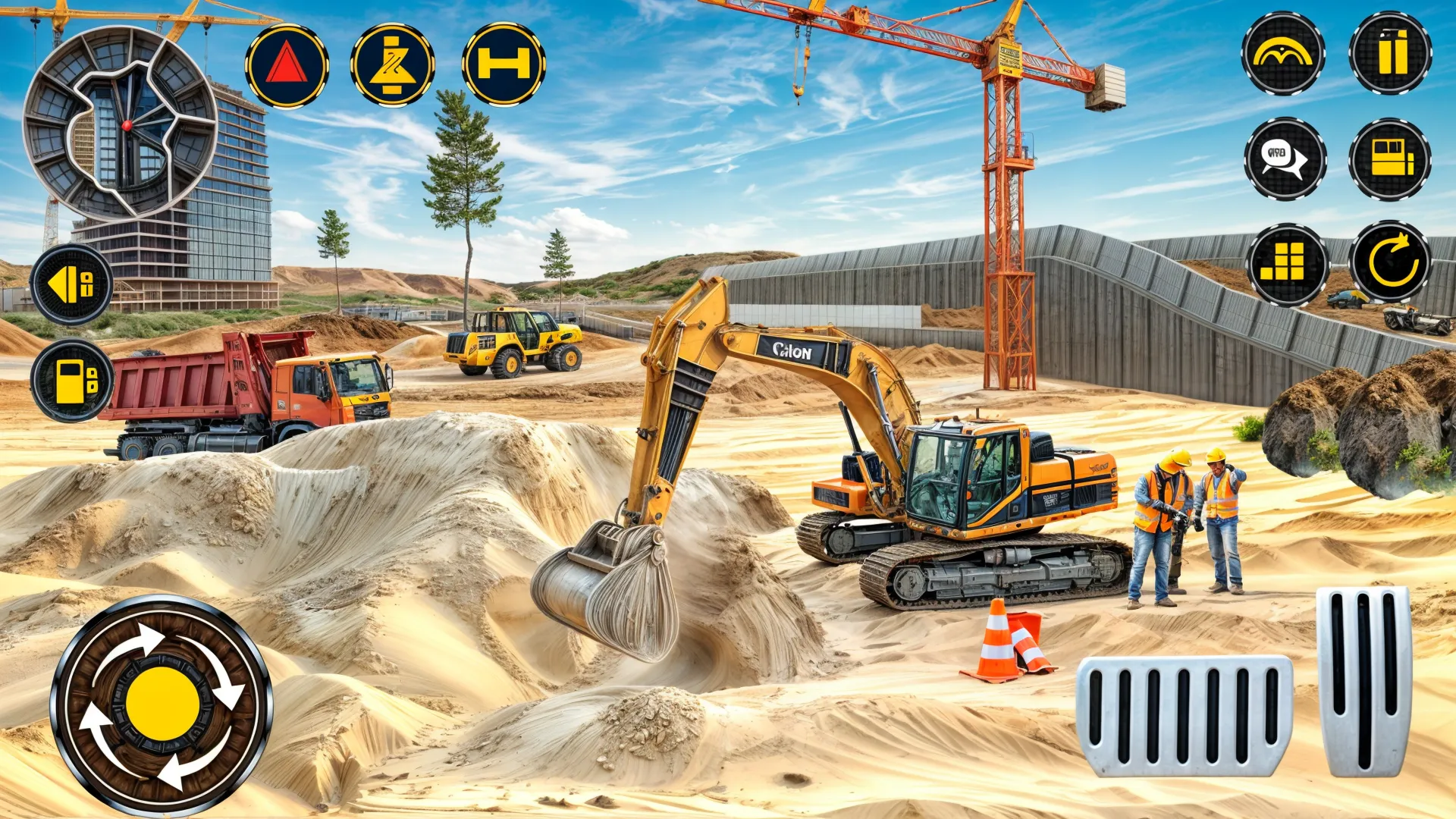 Heavy Excavator Simulator PRO | Indus Appstore | Screenshot