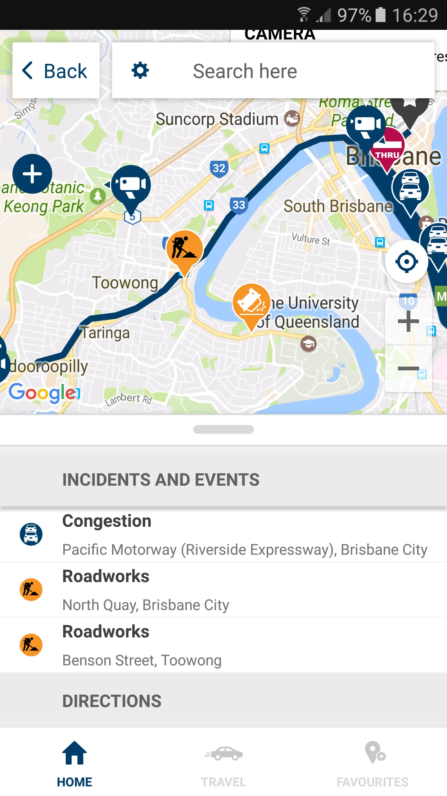 QLDTraffic | Indus Appstore | Screenshot