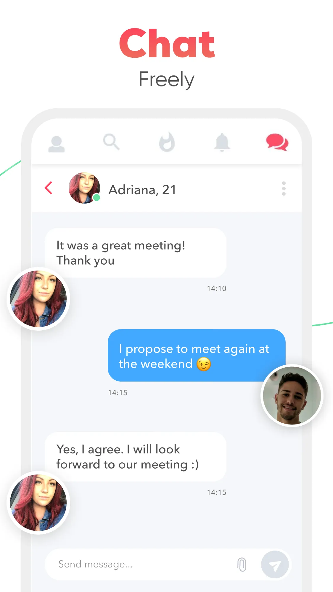 Cupidabo - chat, flirt & spark | Indus Appstore | Screenshot