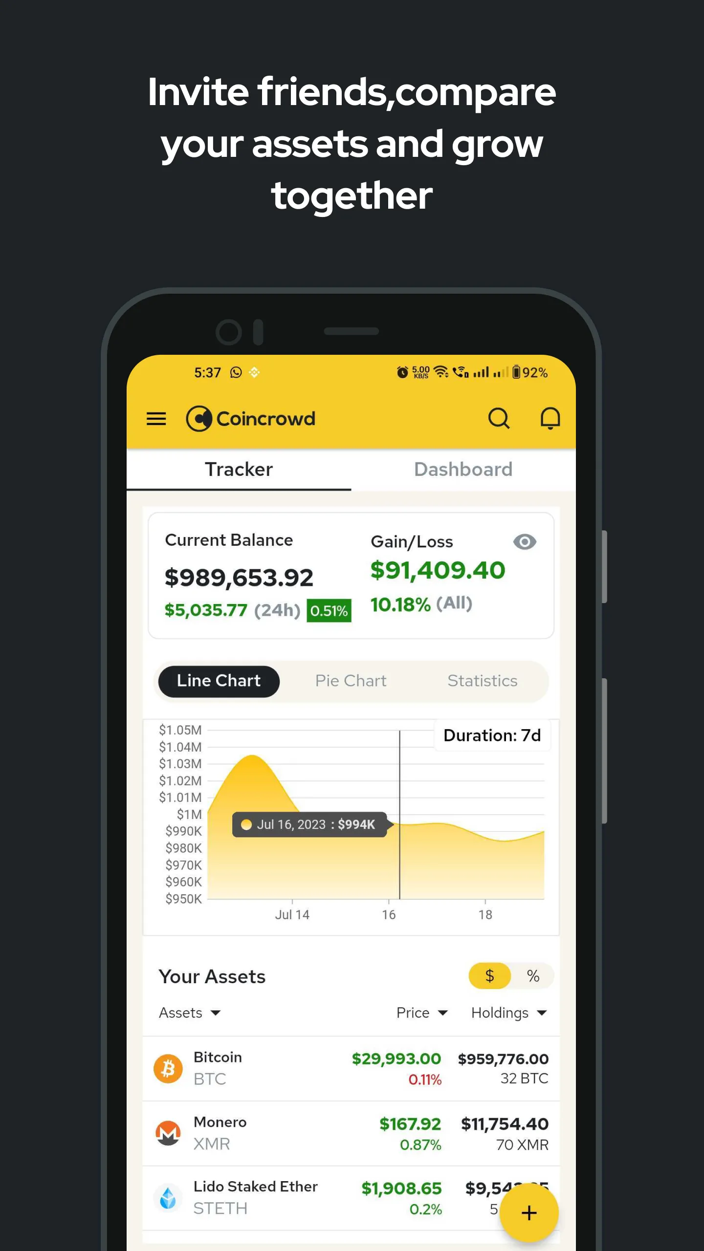 Coincrowd | Indus Appstore | Screenshot