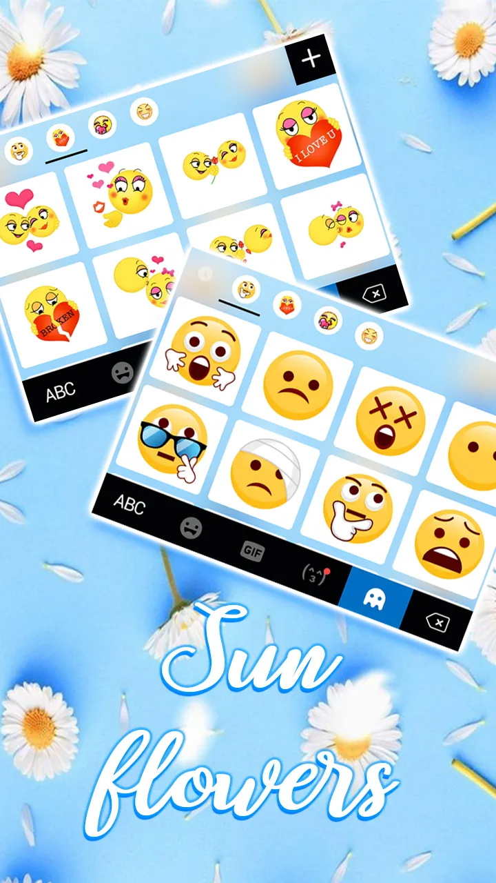 Sunny Daisy Keyboard Theme | Indus Appstore | Screenshot