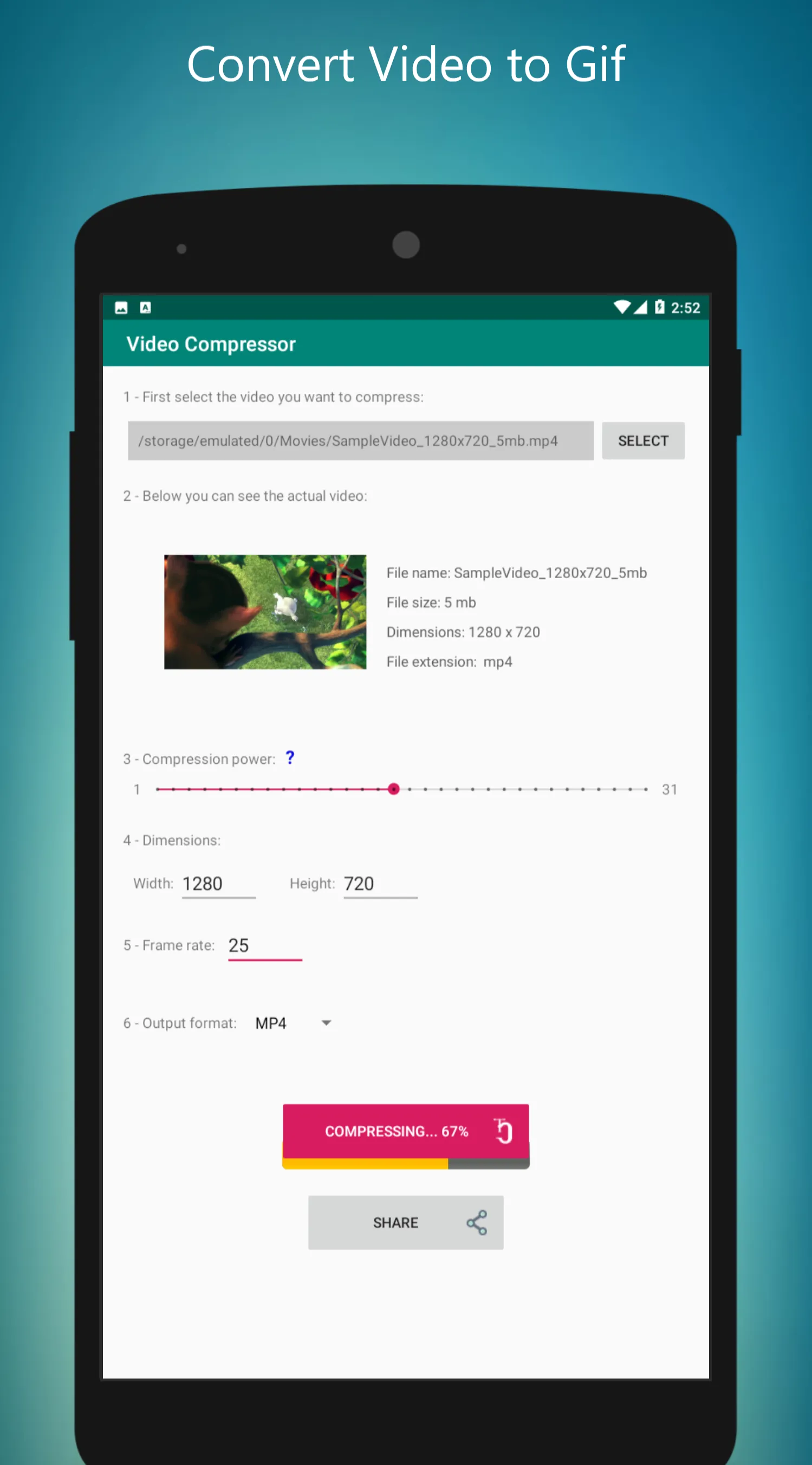 Video Compressor - Reduce Vide | Indus Appstore | Screenshot