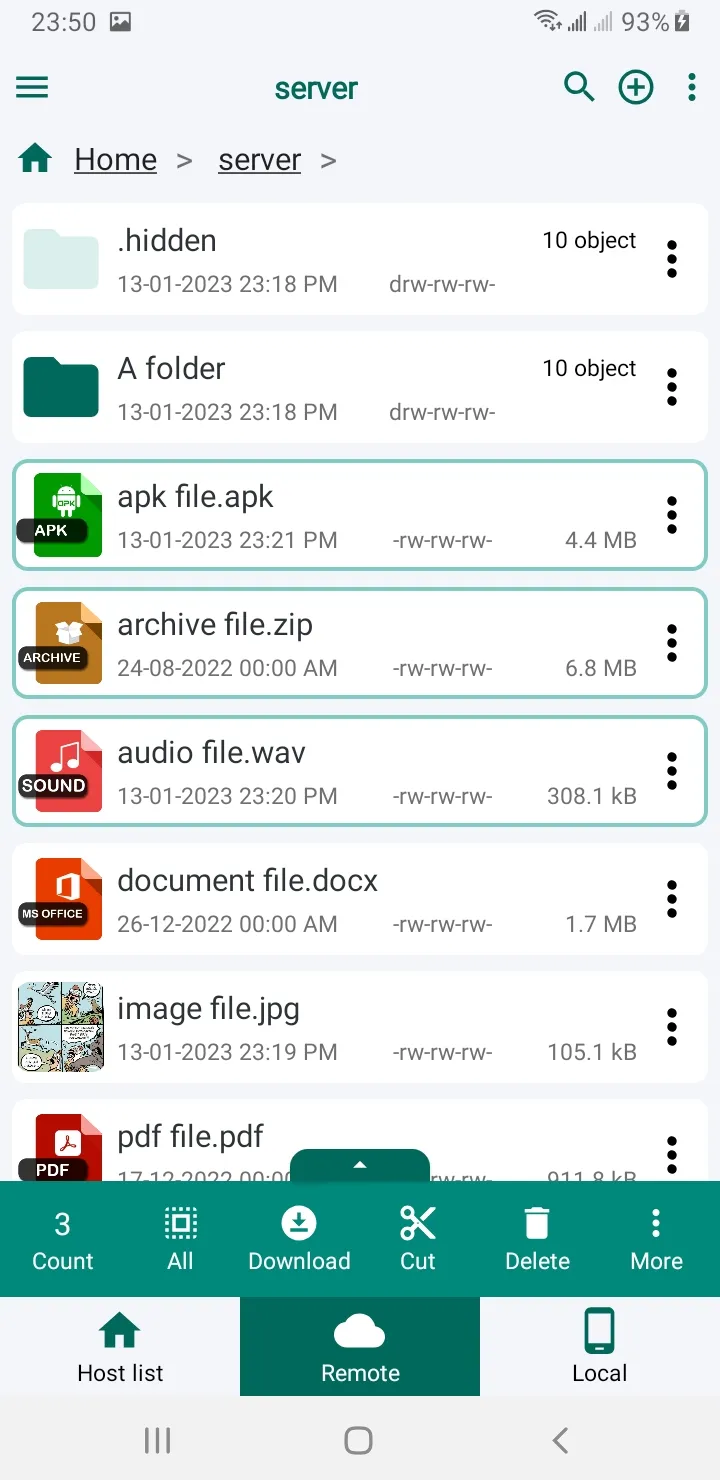 FTP Client/Server | Indus Appstore | Screenshot