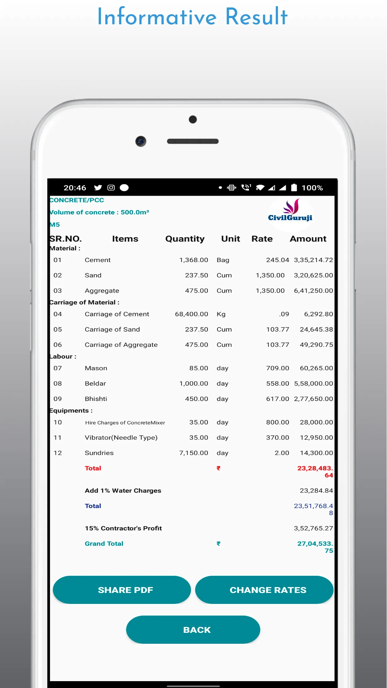 Pocket Quantity Calculator | Indus Appstore | Screenshot