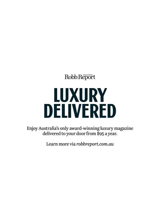 Robb Report Australia Magazine | Indus Appstore | Screenshot