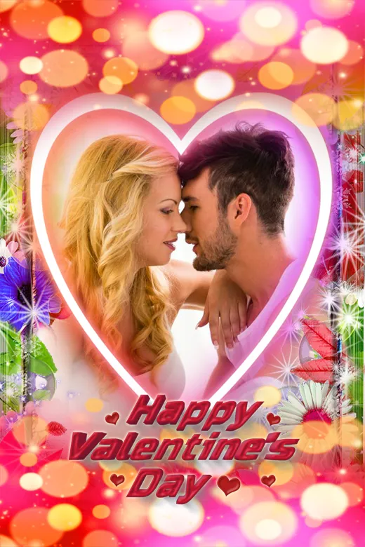 Valentine day photo frame 2024 | Indus Appstore | Screenshot