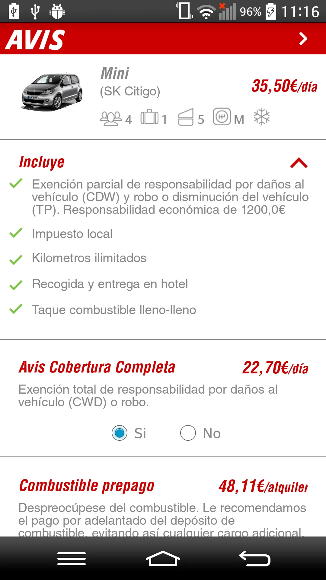 Avis Canarias Tour Operator | Indus Appstore | Screenshot