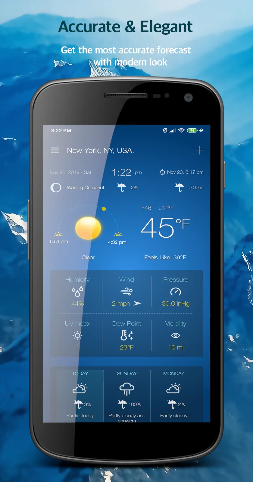 Weather Advanced for Android | Indus Appstore | Screenshot